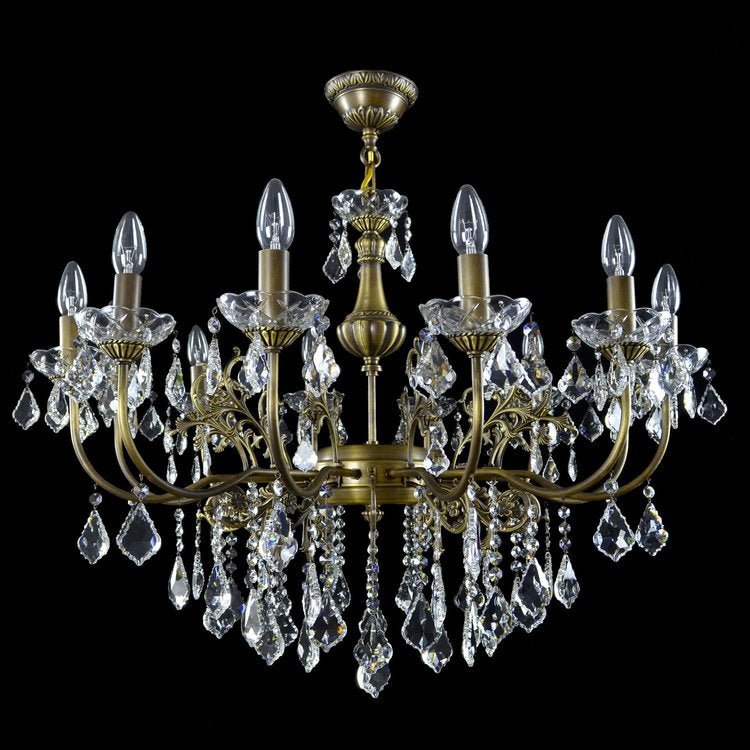 Errai 12 Crystal Glass Chandelier - Wranovsky - Luxury Lighting BoutiqueTraditional Crystal ChandeliersWranovsky