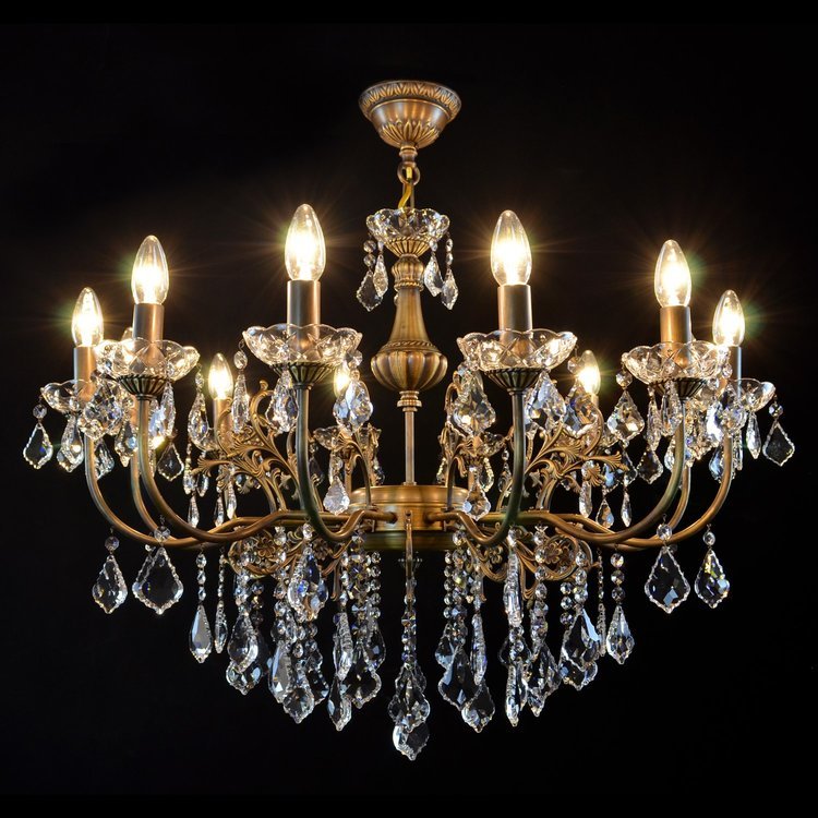 Errai 12 Crystal Glass Chandelier - Wranovsky - Luxury Lighting BoutiqueTraditional Crystal ChandeliersWranovsky