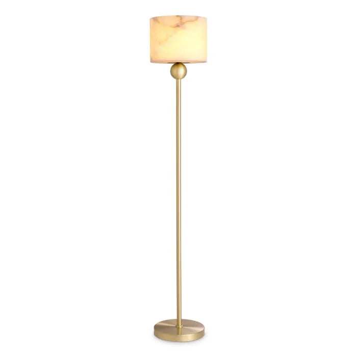 Etruscan Floor Lamp - (Bronze/Light Brass | Alabaster) - Eichholtz - Luxury Lighting Boutique