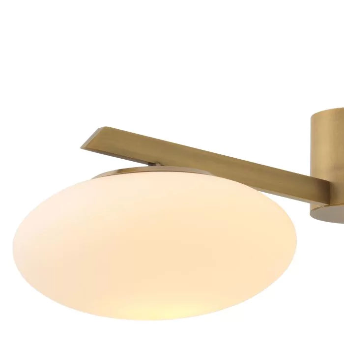 Evergreen S Modern Brass Chandelier - Eichholtz - Luxury Lighting Boutique