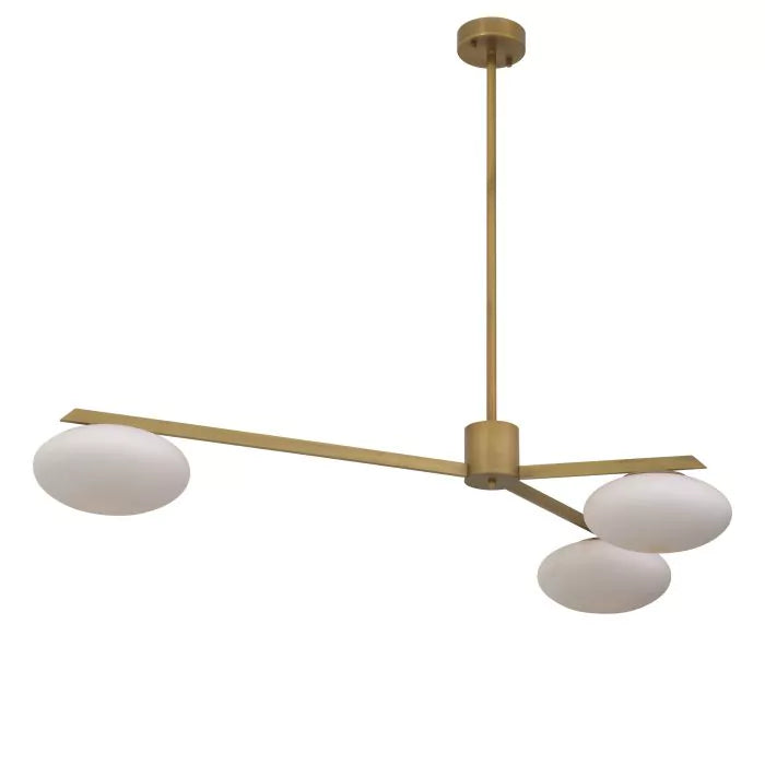 Evergreen S Modern Brass Chandelier - Eichholtz - Luxury Lighting Boutique