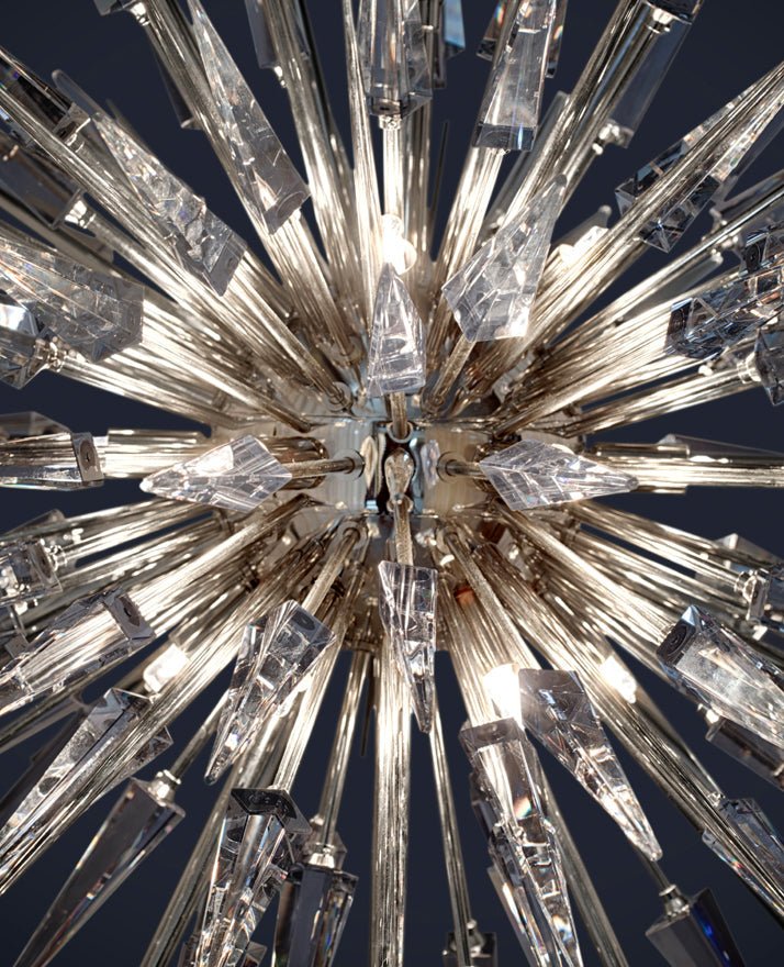 Explosion 18 Light Crystal Modern Chandelier - Luxxu - Luxury Lighting BoutiqueModern Crystal ChandeliersLuxxu
