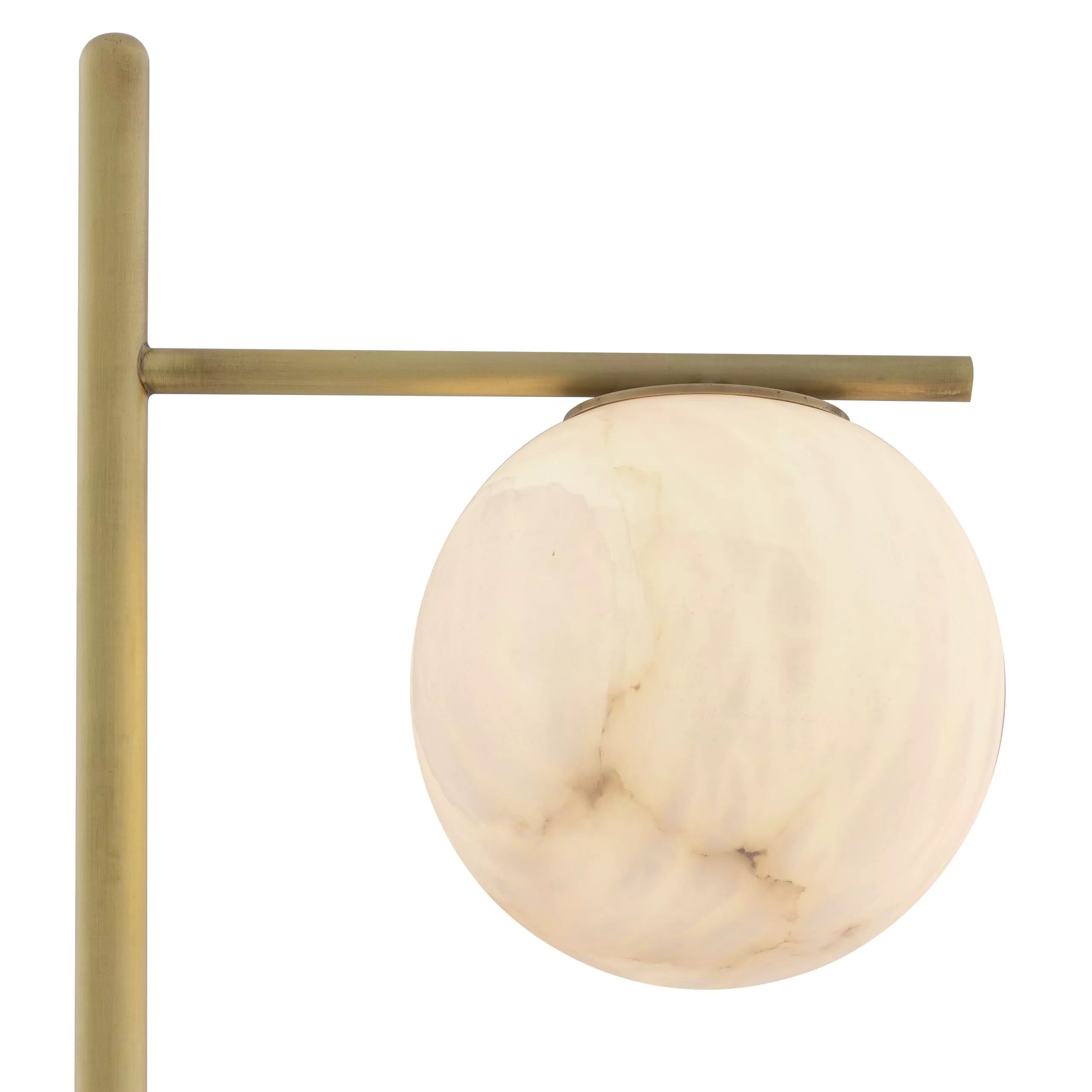 Faloria Floor Lamp - (Antique brass finish | alabaster) - Eichholtz - Luxury Lighting Boutique
