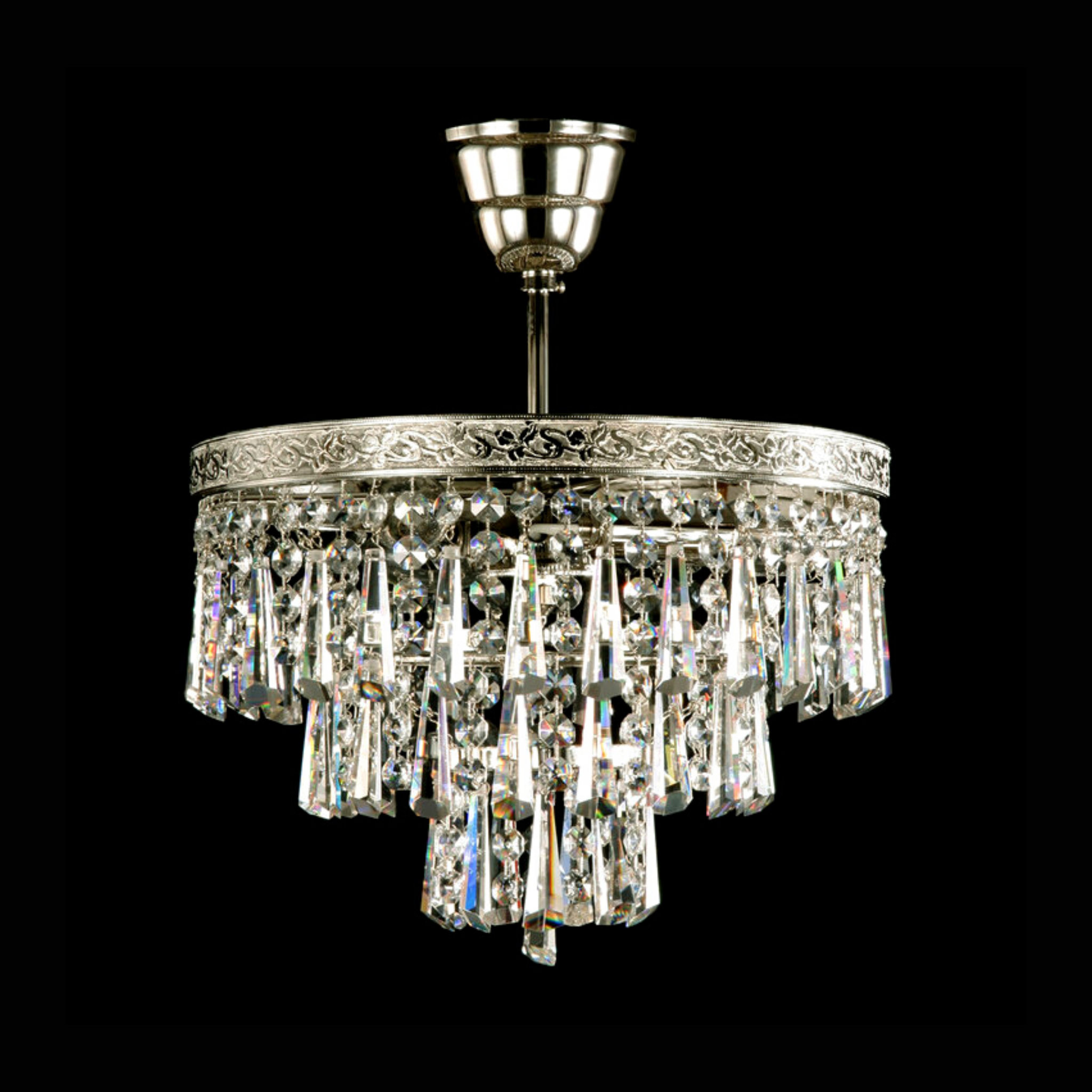 Florence 3 Crystal Glass Chandelier - Wranovsky - Luxury Lighting Boutique
