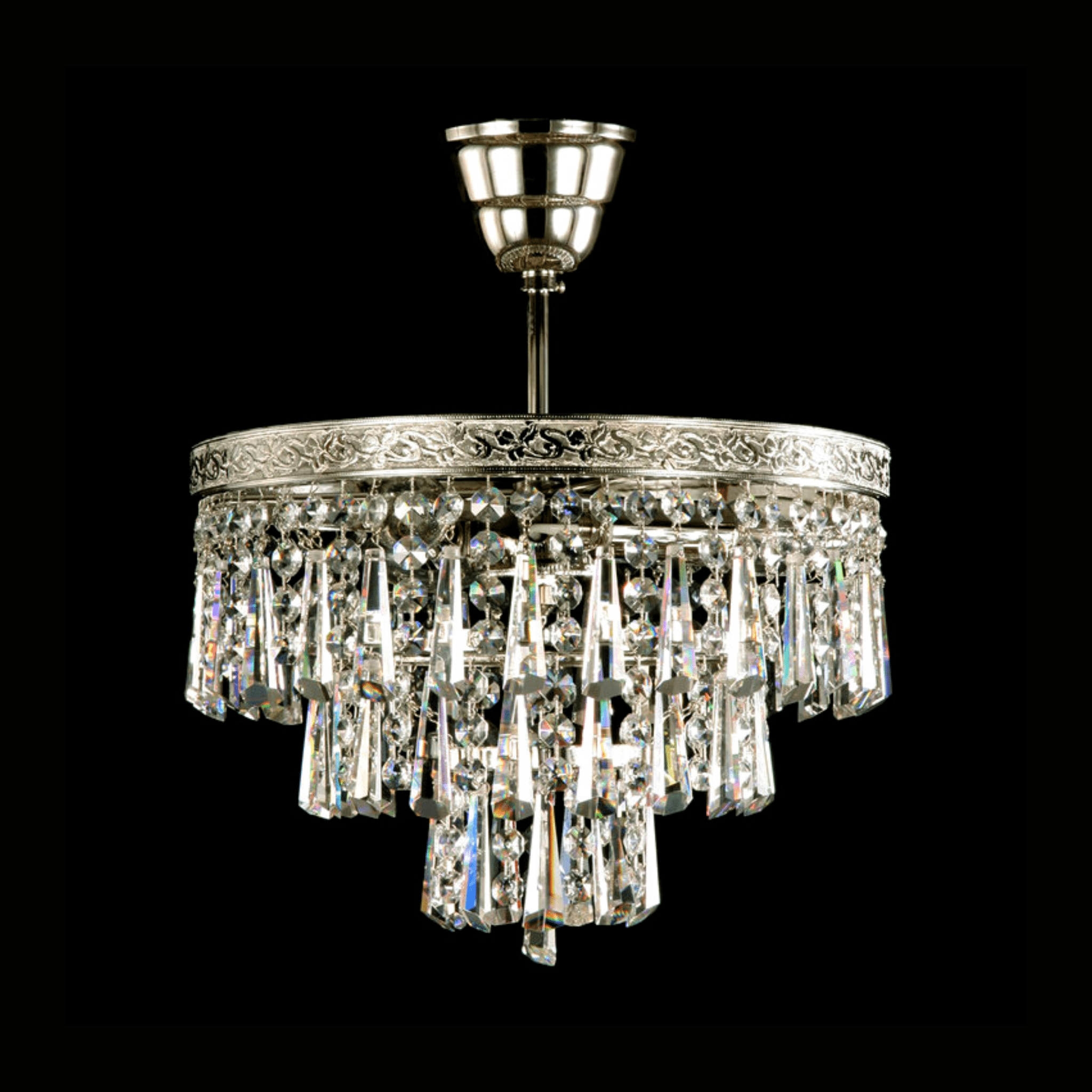 Florence 3 Crystal Glass Chandelier - Wranovsky - Luxury Lighting BoutiqueChandelierWranovsky