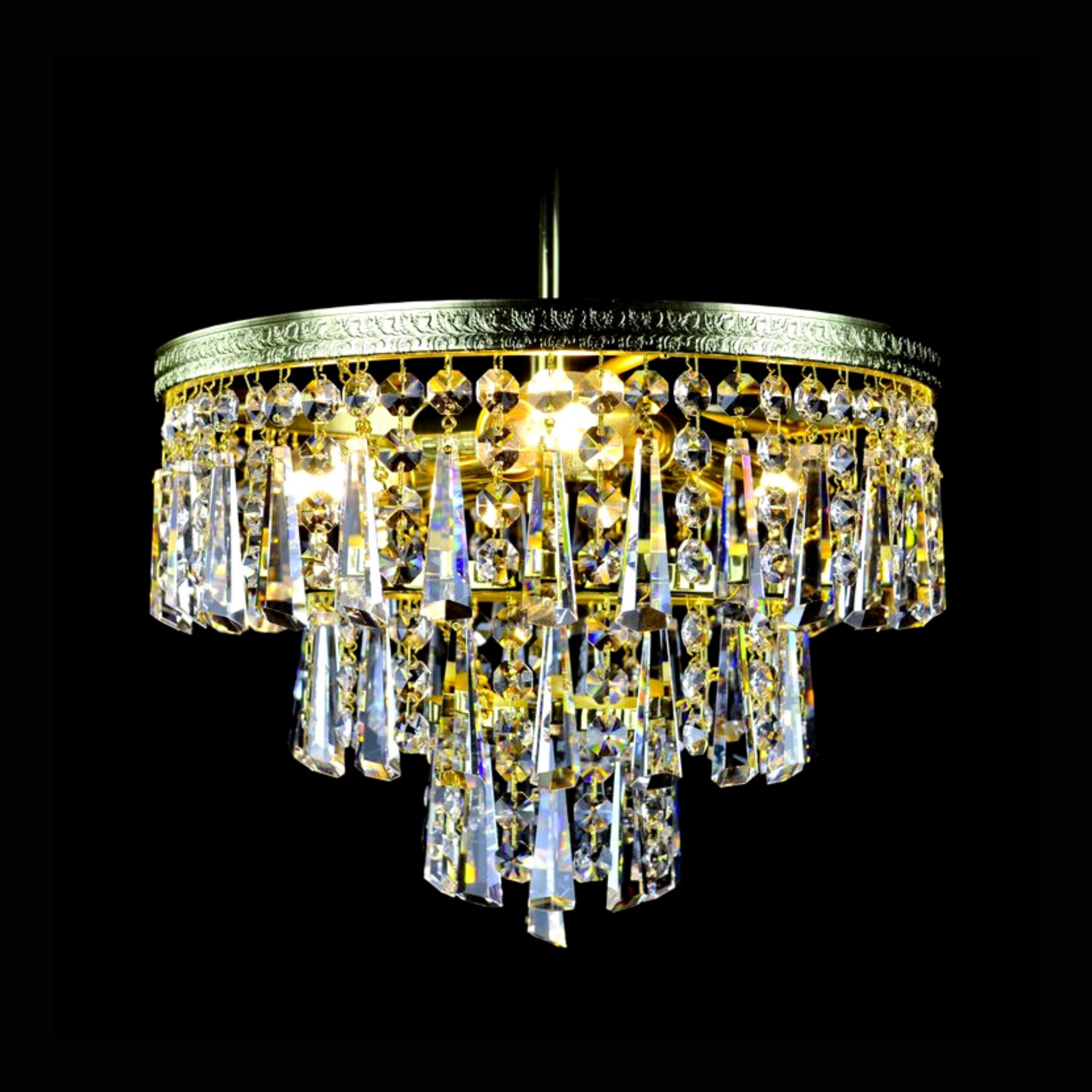 Florence 3 Crystal Glass Chandelier - Wranovsky - Luxury Lighting BoutiqueChandelierWranovsky