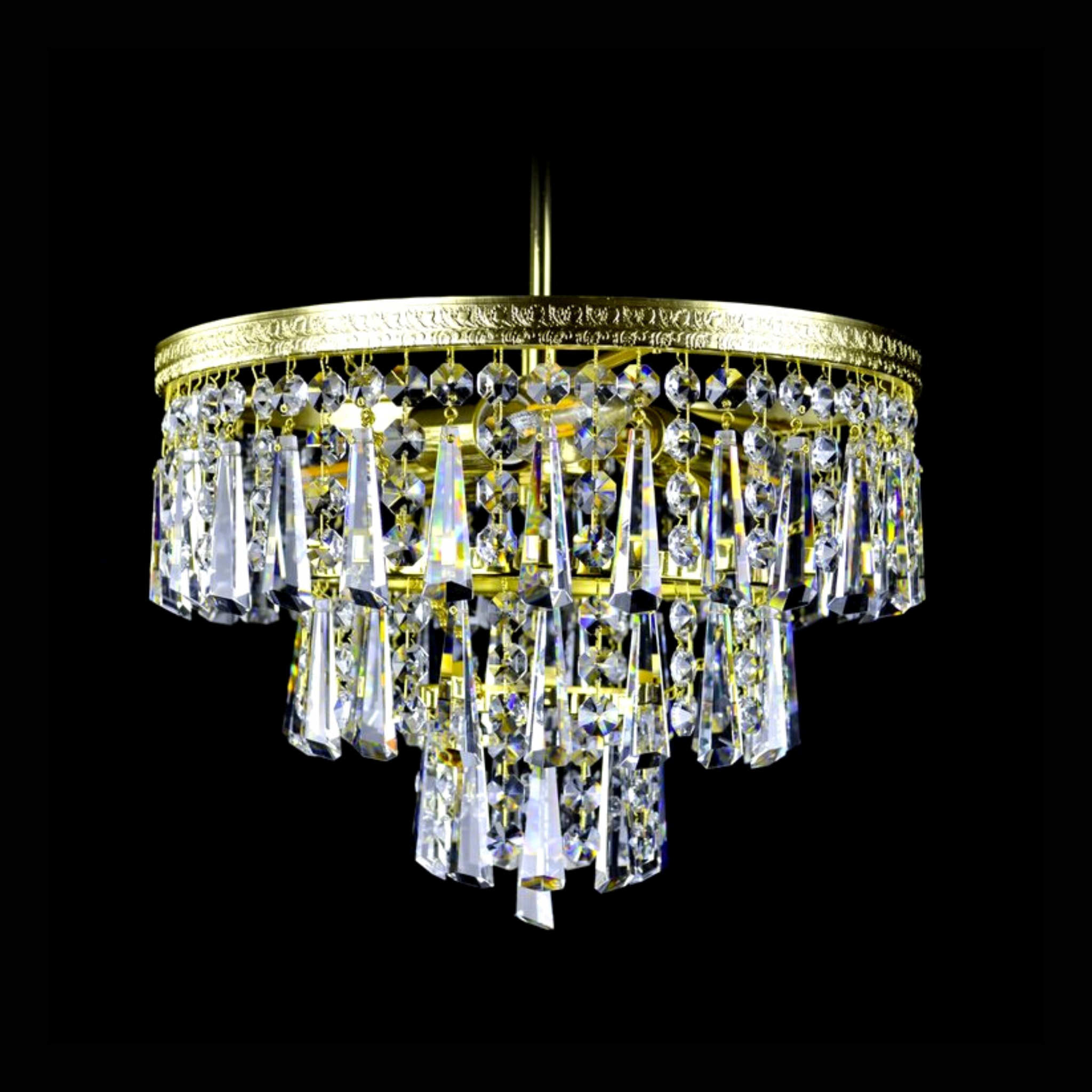 Florence 3 Crystal Glass Chandelier - Wranovsky - Luxury Lighting BoutiqueChandelierWranovsky
