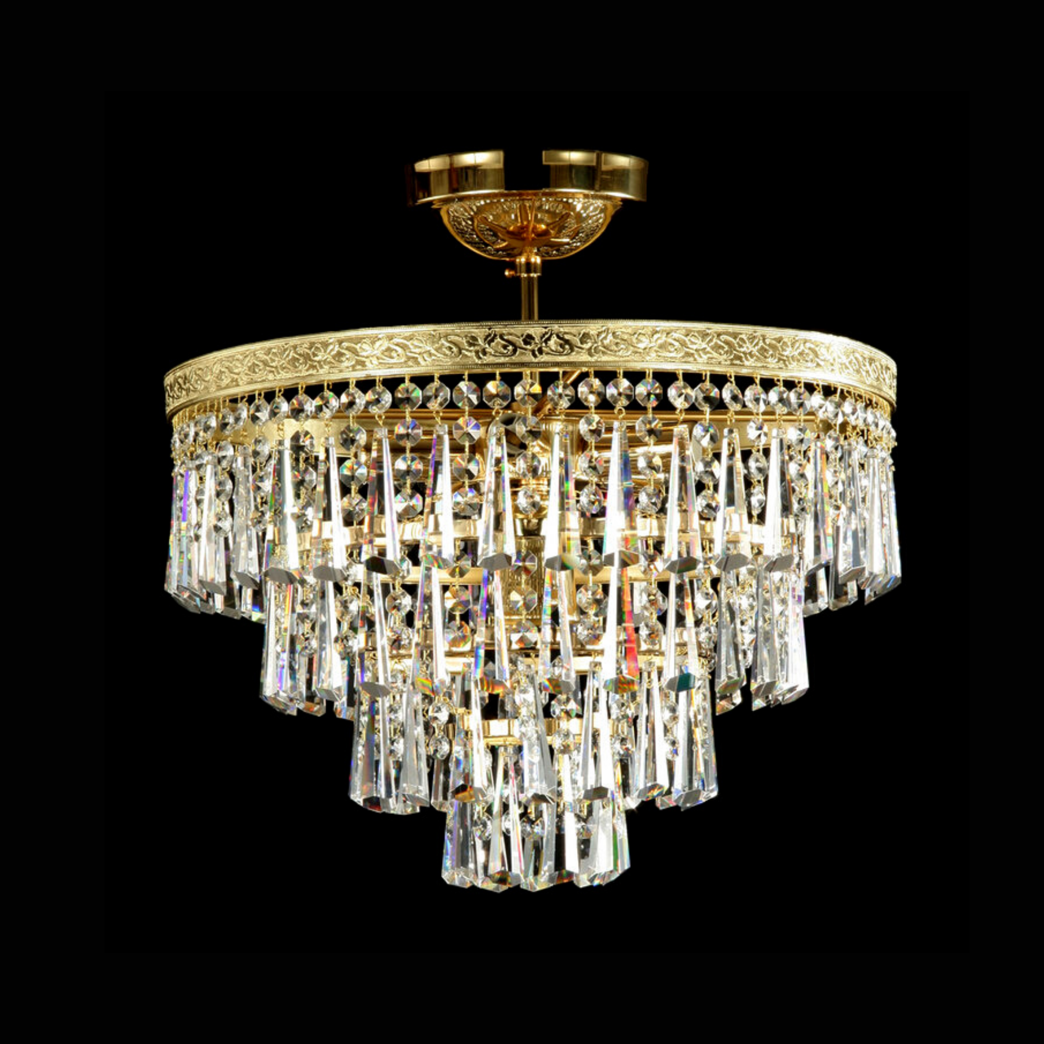 Florence 6 Crystal Glass Chandelier - Wranovsky - Luxury Lighting Boutique
