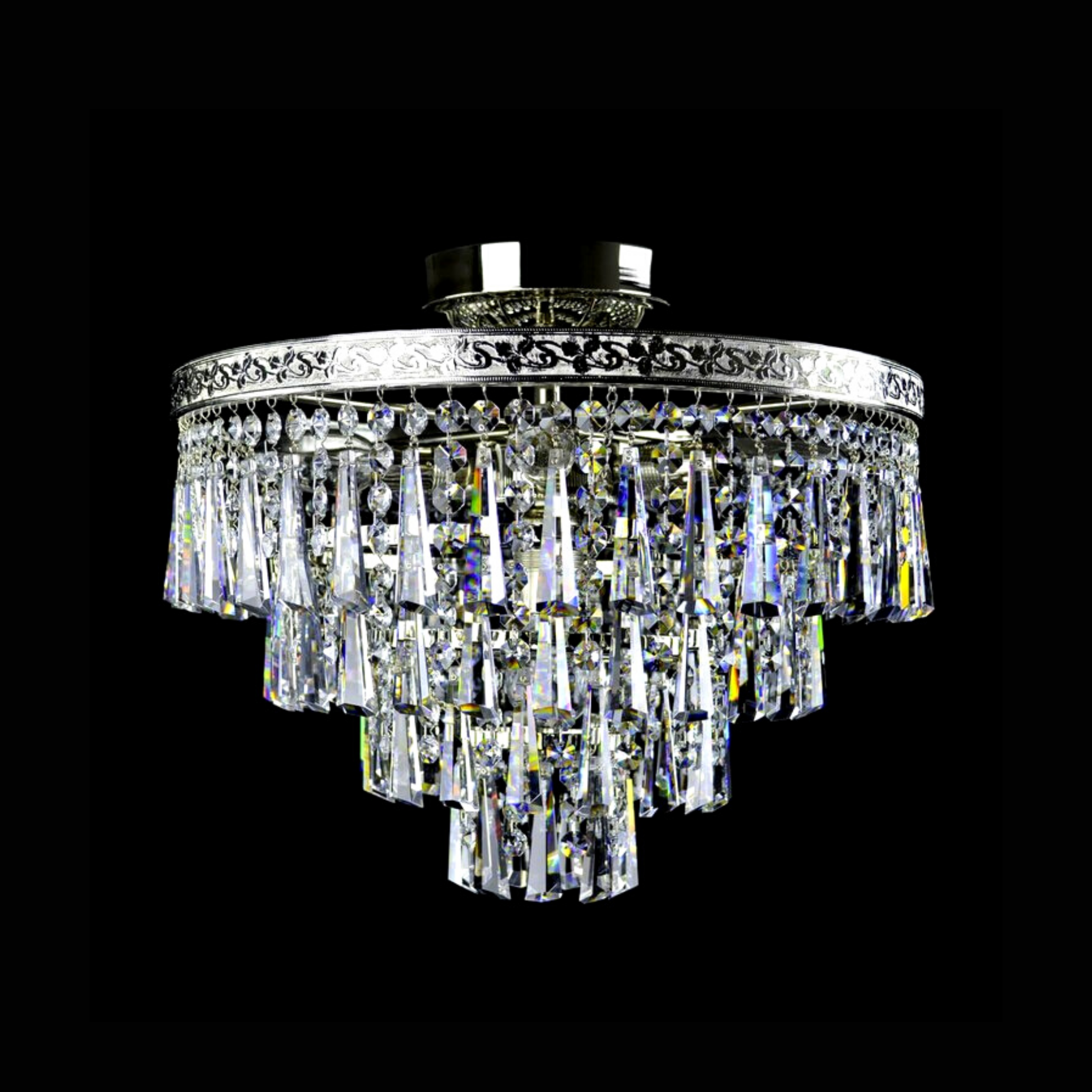 Florence 6 Crystal Glass Chandelier - Wranovsky - Luxury Lighting Boutique