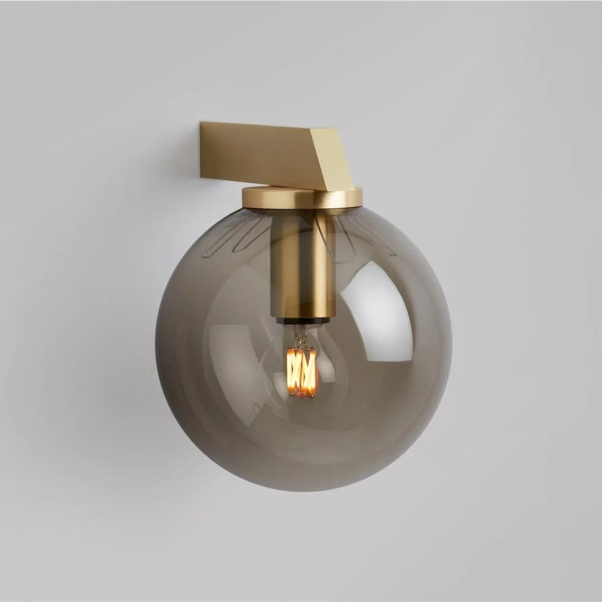 Gaia Wall Flush Light (Satin Brass & Bronze) - CTO Lighting - Luxury Lighting Boutique