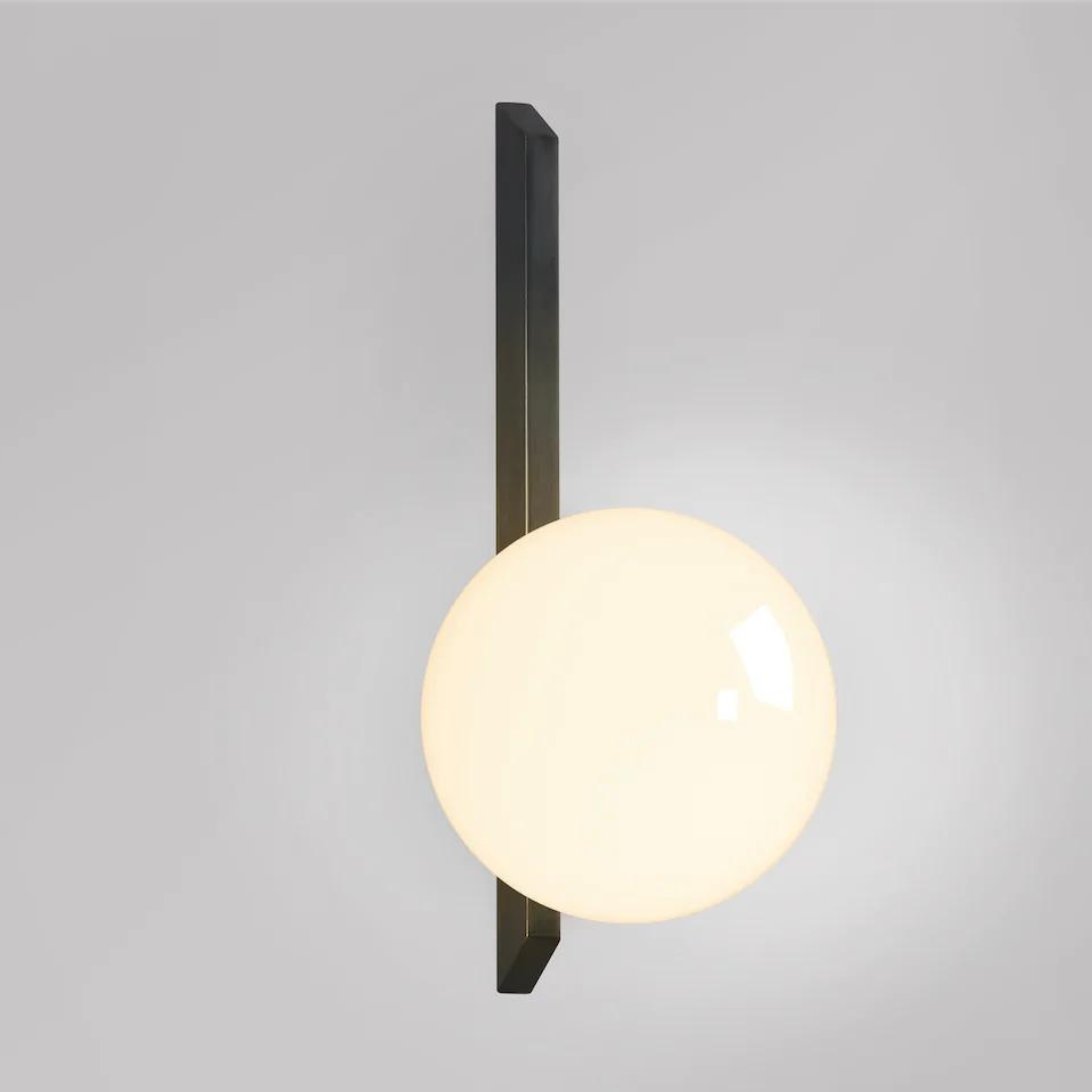 Gaia Wall Tall Flush Light (Satin Brass & Bronze) - CTO Lighting - Luxury Lighting Boutique