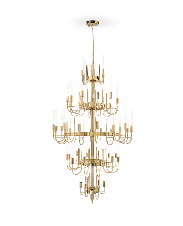 Gala 52 Light Crystal Modern Chandelier - Luxxu - Luxury Lighting Boutique