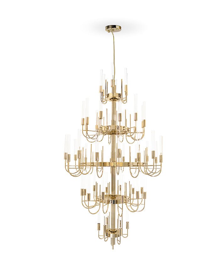 Gala 52 Light Crystal Modern Chandelier - Luxxu - Luxury Lighting BoutiqueModern Crystal ChandeliersLuxxu