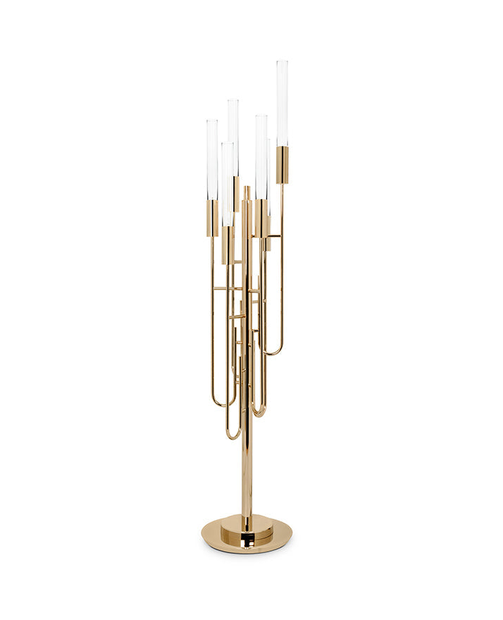 Gala 6 Light Crystal Floor Lamp - Luxxu - Luxury Lighting Boutique