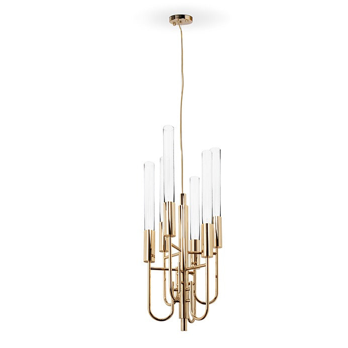 Gala 6 Light Crystal Pendant - Luxxu - Luxury Lighting Boutique