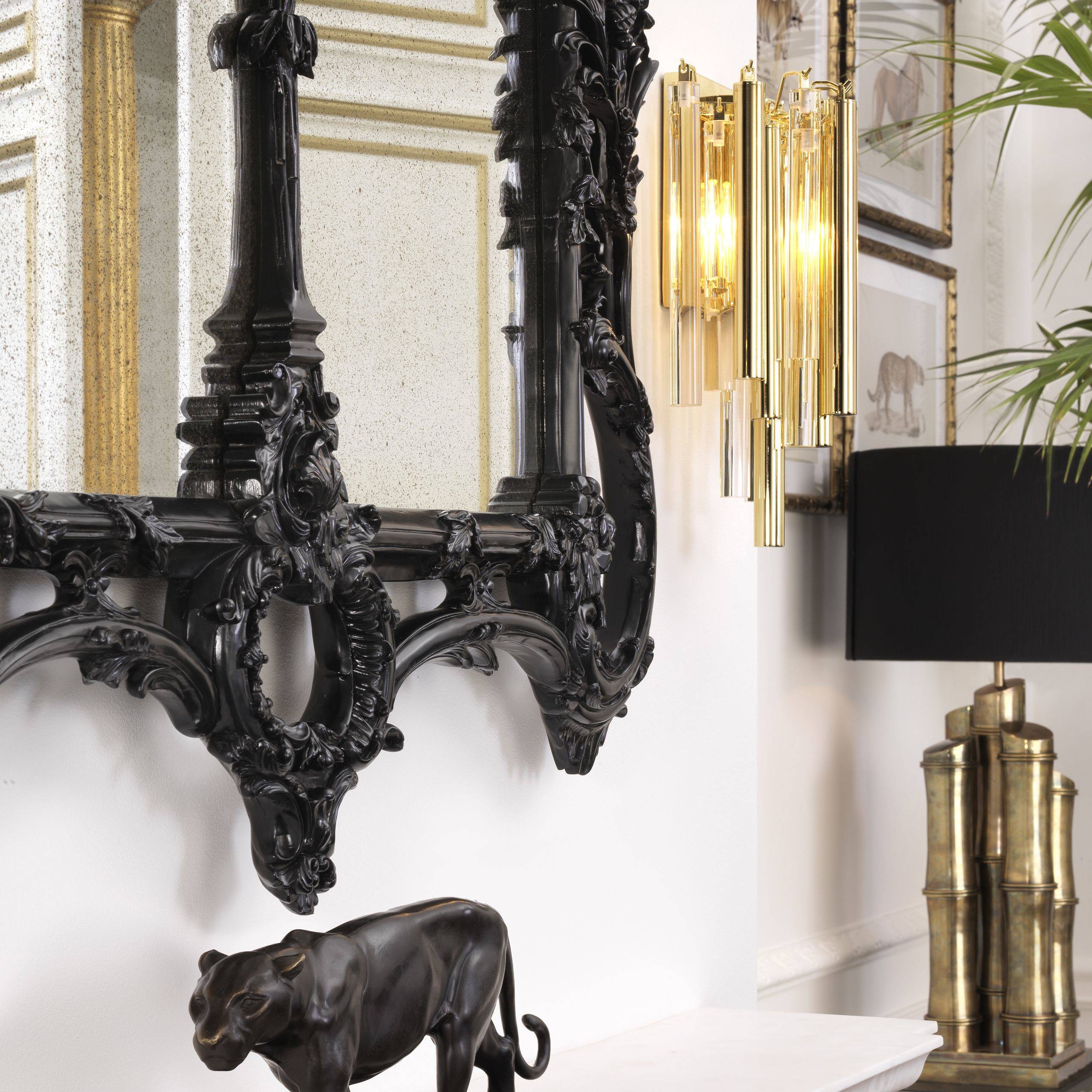 Gigi Wall Lamps - Gold - Eichholtz - Luxury Lighting BoutiqueWall LightsEichholtz