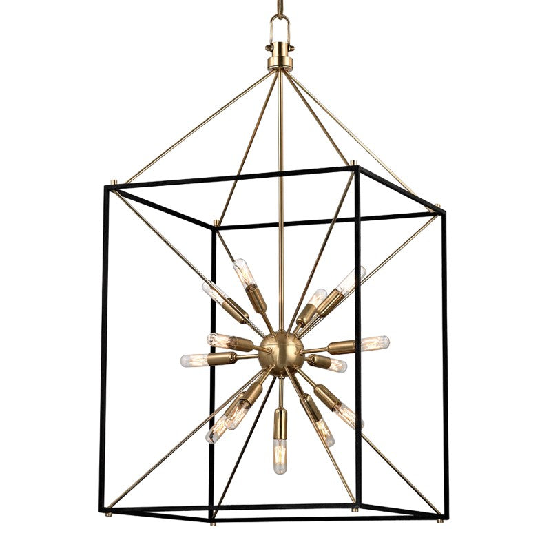 Glendale Large Pendant - 8920-AGB-CE - Hudson Valley (Ex-display) - Luxury Lighting Boutique