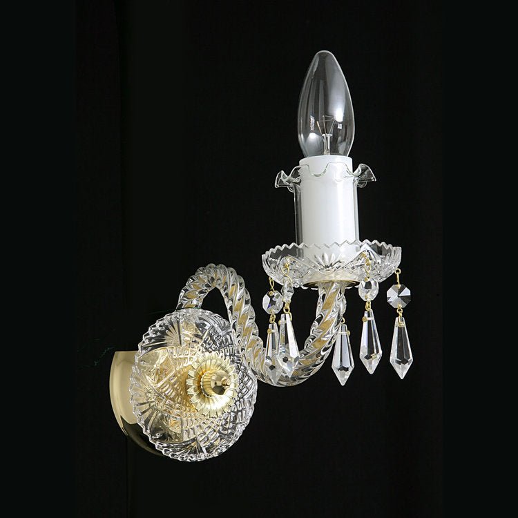 Grace 1 Wall Light (Gold/Silver) - Wranovsky - Luxury Lighting BoutiqueWranovsky