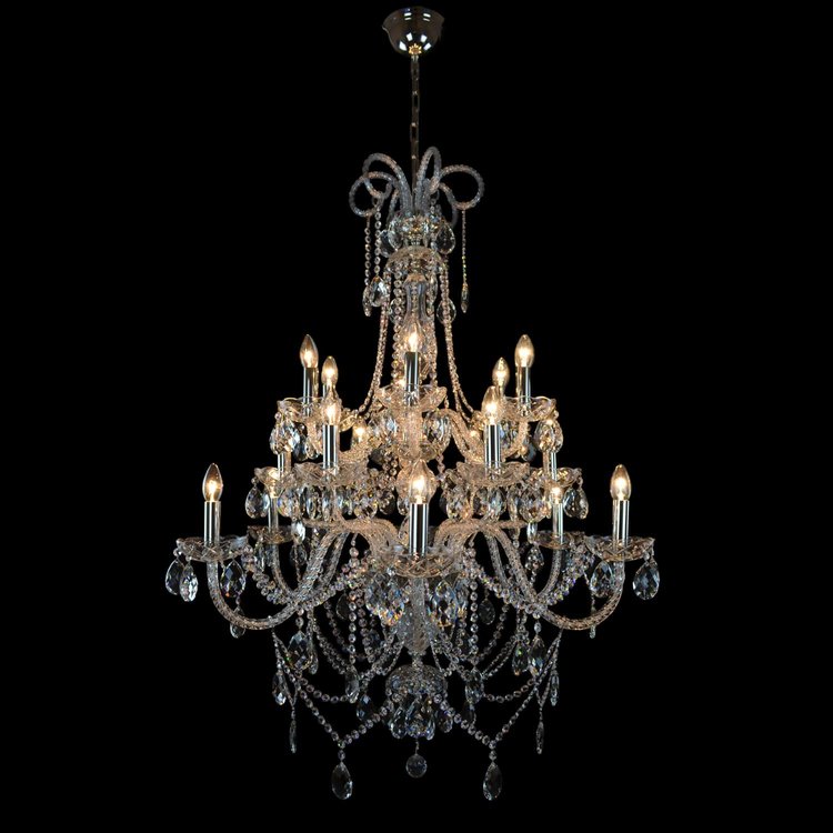 Grandiose 18 Light Crystal Chandelier - Wranovsky - Luxury Lighting Boutique