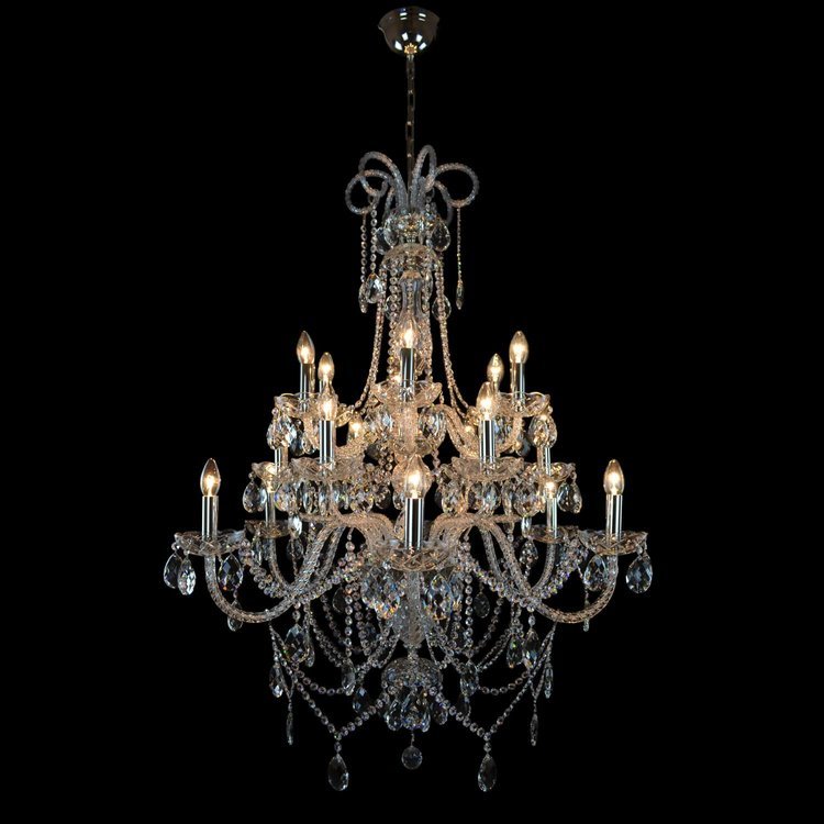 Grandiose 18 Light Crystal Chandelier - Wranovsky - Luxury Lighting BoutiqueTraditional Crystal ChandeliersWranovsky