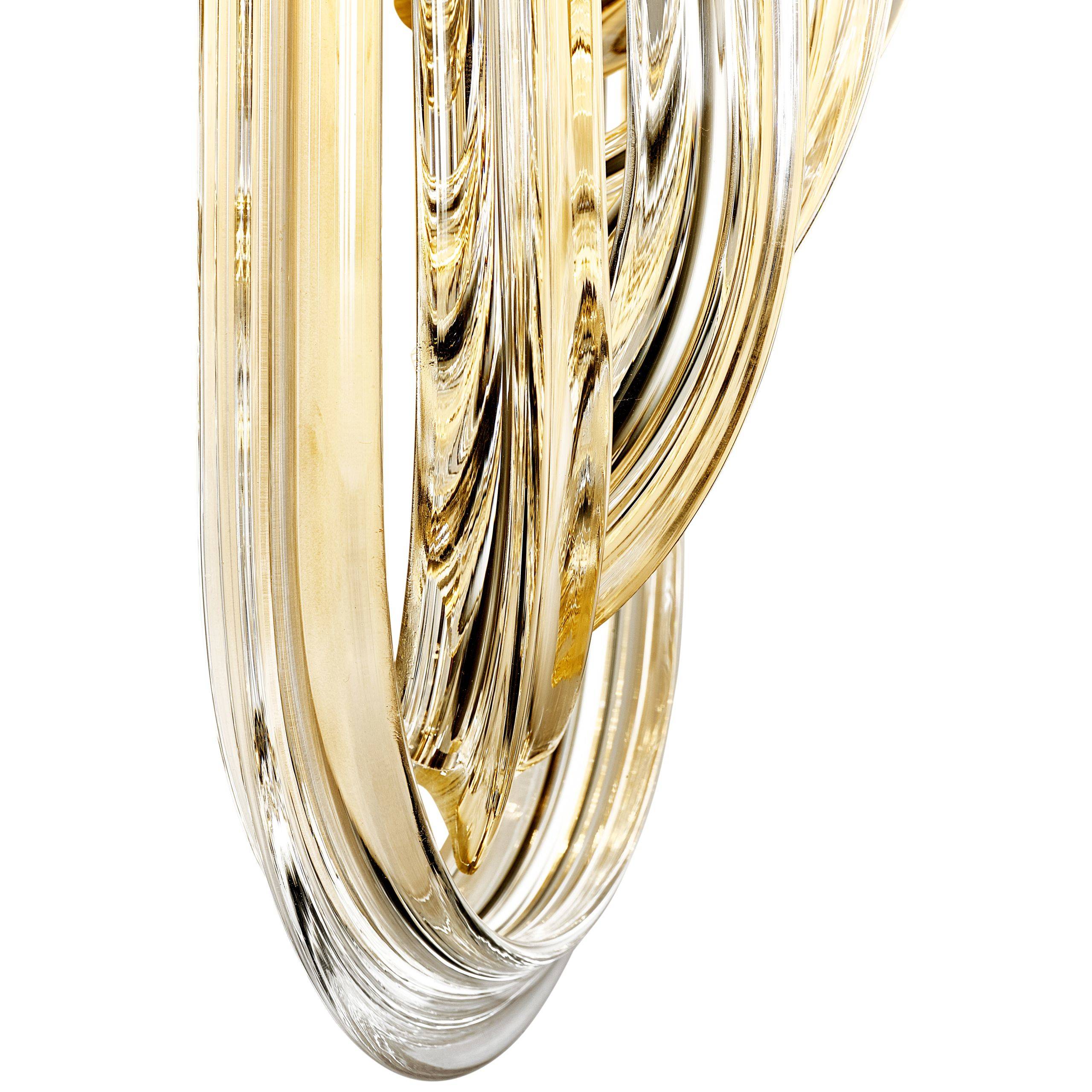 Greco Glass Wall Lamp - Nickel - Eichholtz - Luxury Lighting BoutiqueWall LightsEichholtz