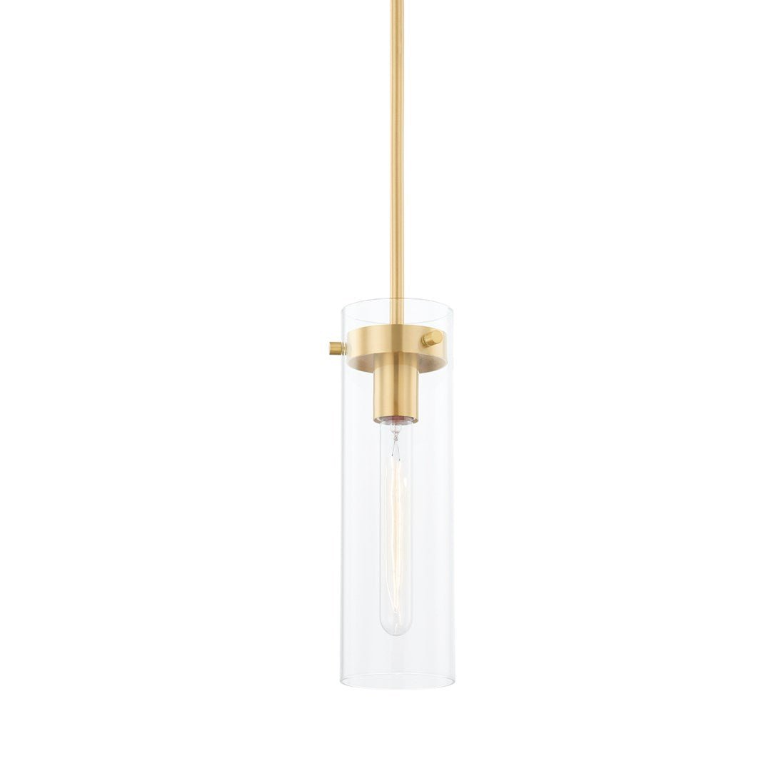 Haisley Pendant (H756701S - AGB) - Mitzi - Luxury Lighting BoutiqueBrass/Metal ChandeliersMitzi