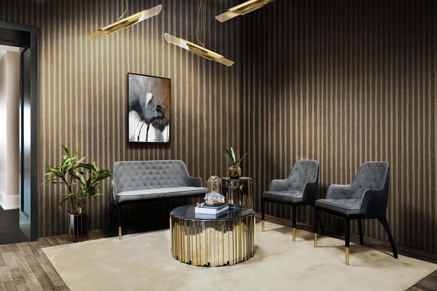 Harpia 2 Light Modern Chandelier - Luxxu - Luxury Lighting BoutiqueModern Crystal ChandeliersLuxxu