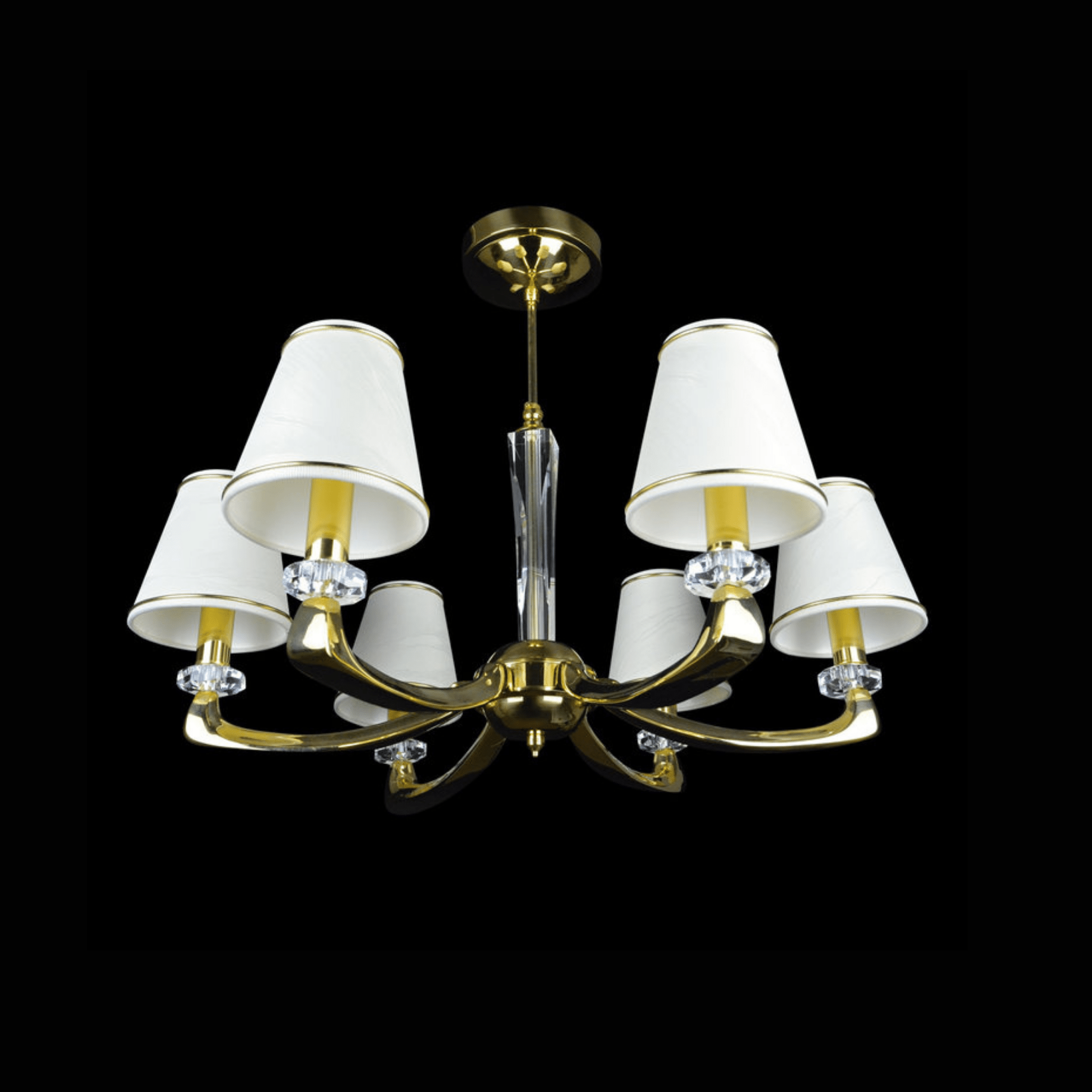 Helios 6/8 Crystal Glass Chandelier - Wranovsky - Luxury Lighting BoutiqueBrass/Metal ChandeliersWranovsky