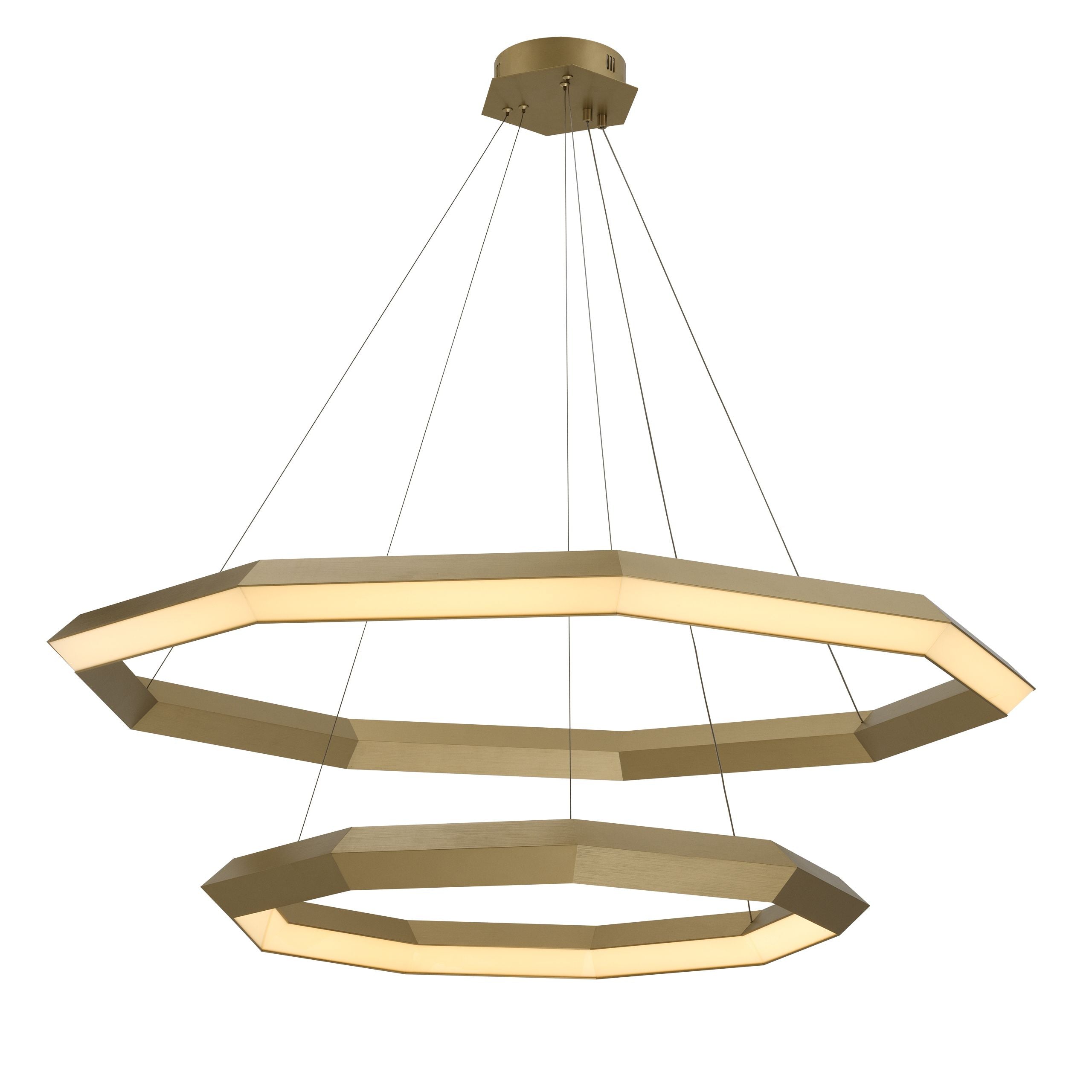 Helvetia Modern Brass L Chandelier - Brass - Eichholtz - Luxury Lighting BoutiqueBrass/Metal ChandeliersEichholtz