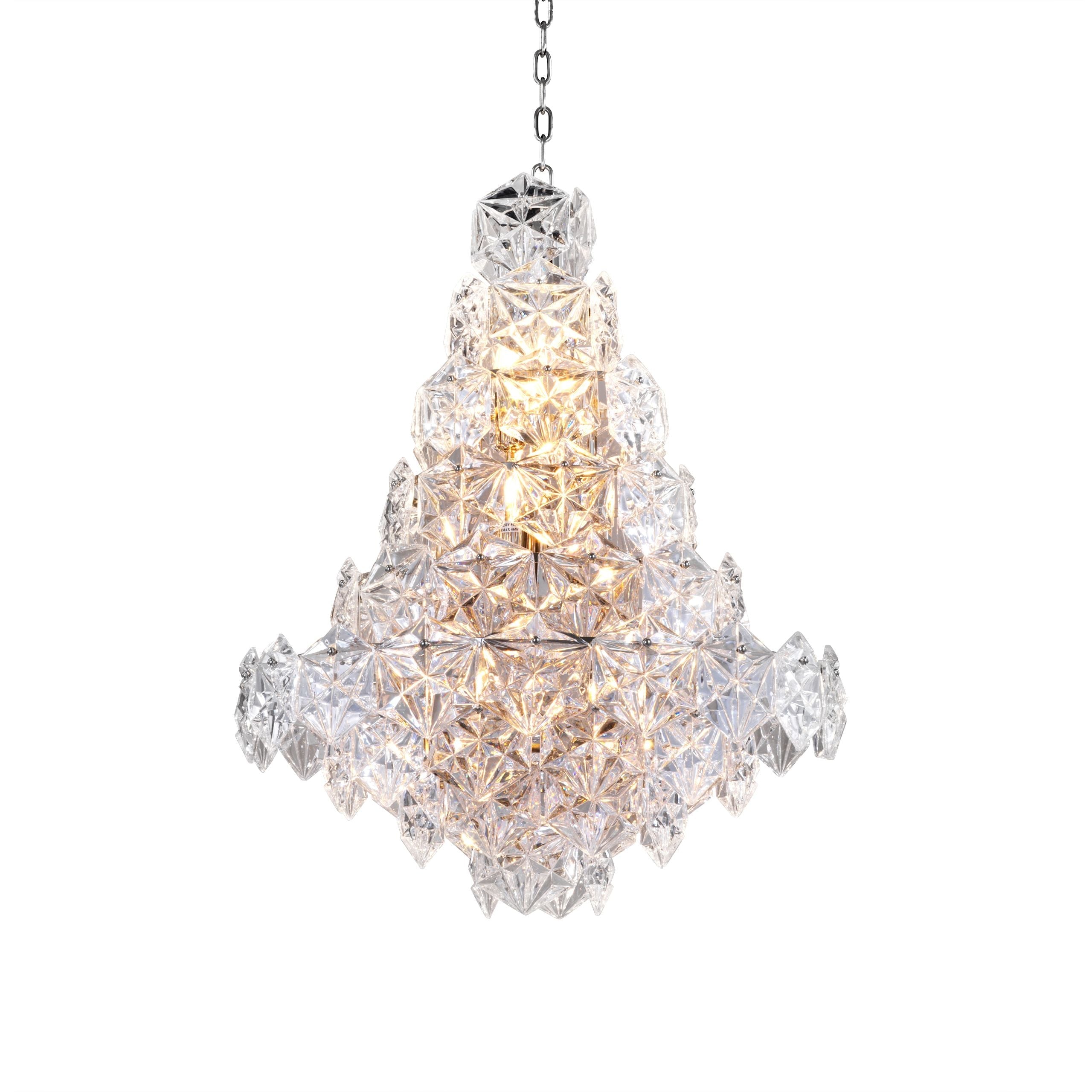 Hermitage S Modern Chandelier - Nickel - Eichholtz - Luxury Lighting BoutiqueCeiling LightEichholtz