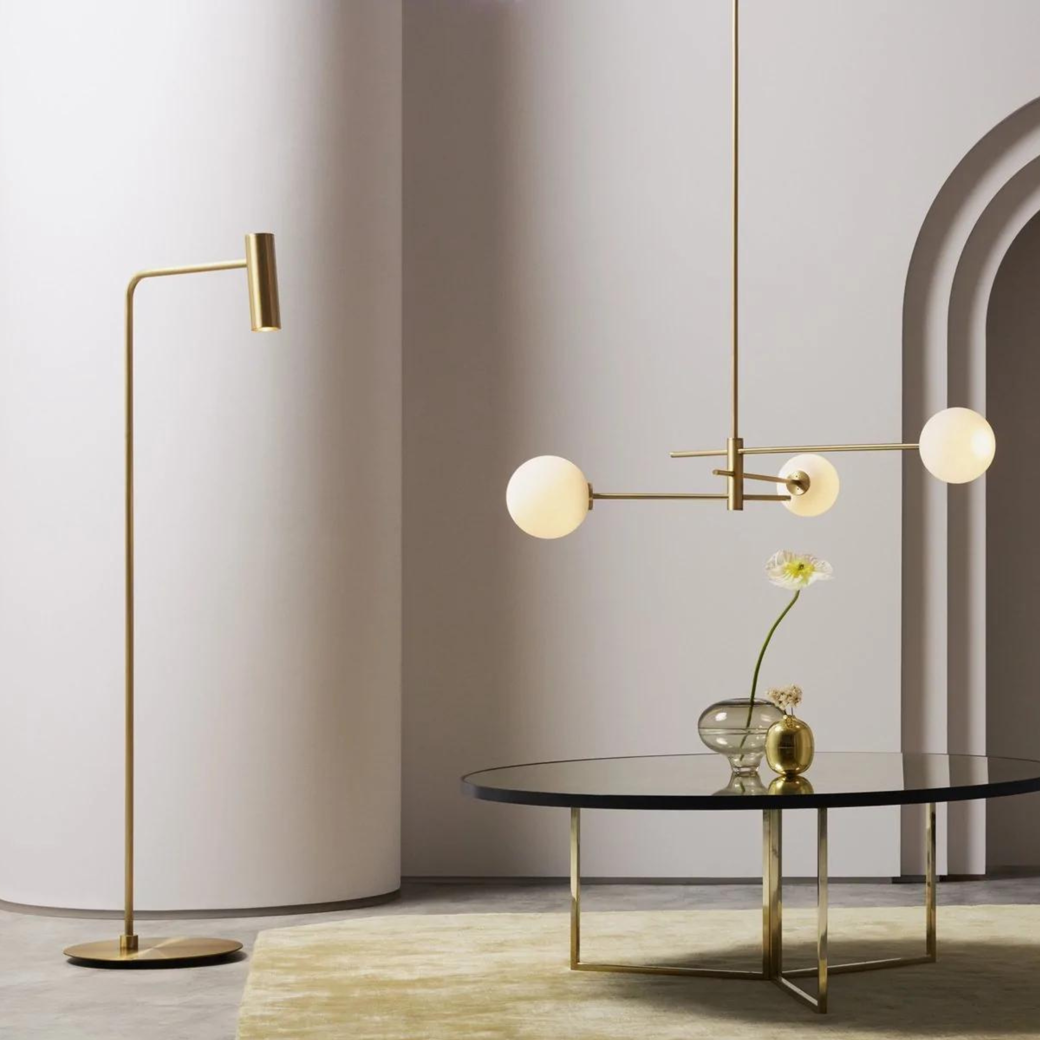 Heron Floor Lamp - CTO Lighting - Luxury Lighting Boutique