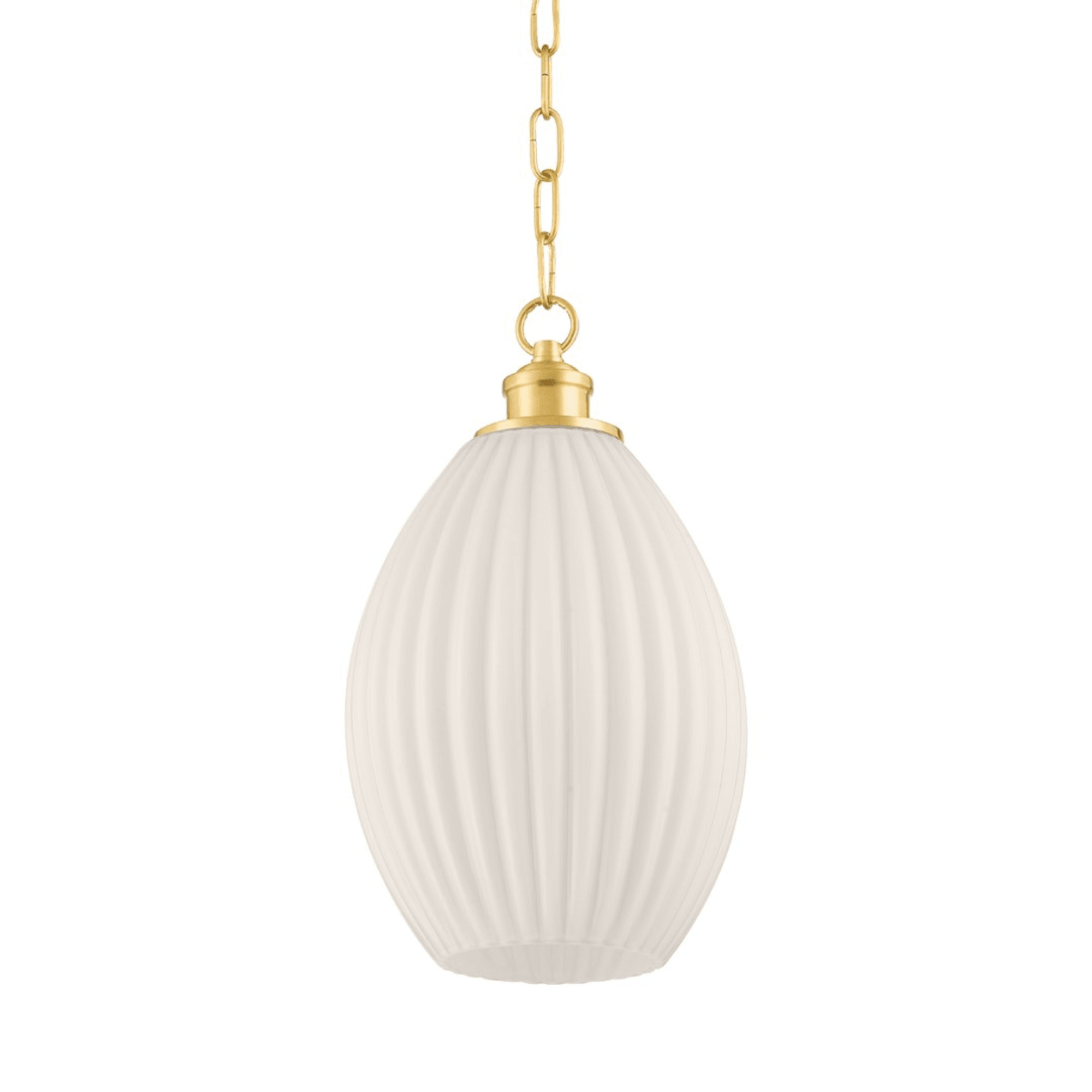 Hillary Pendant S/L (H771701S - AGB) - Mitzi - Luxury Lighting BoutiqueBrass/Metal ChandeliersMitzi