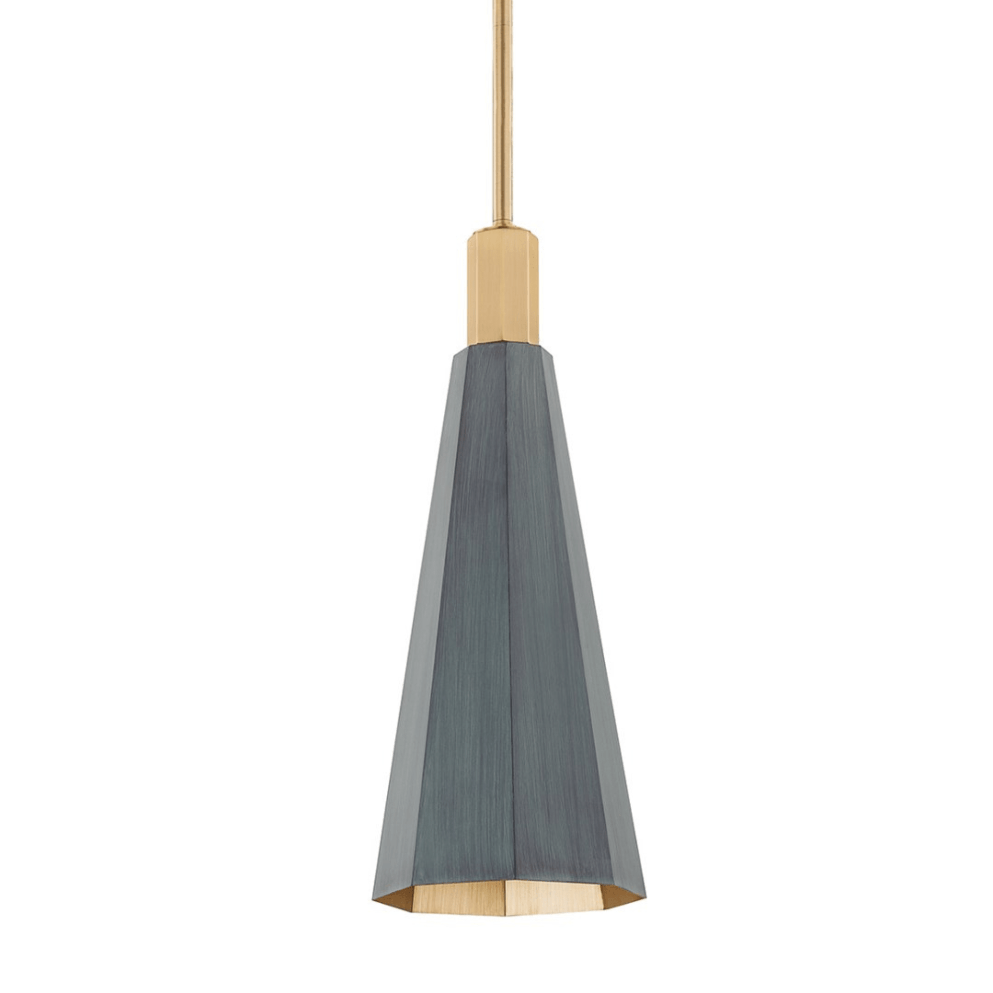 Huntley Pendant (F8308 - PBR/SWH) - Troy Lighting - Luxury Lighting BoutiqueBrass/Metal ChandeliersTroy Lighting