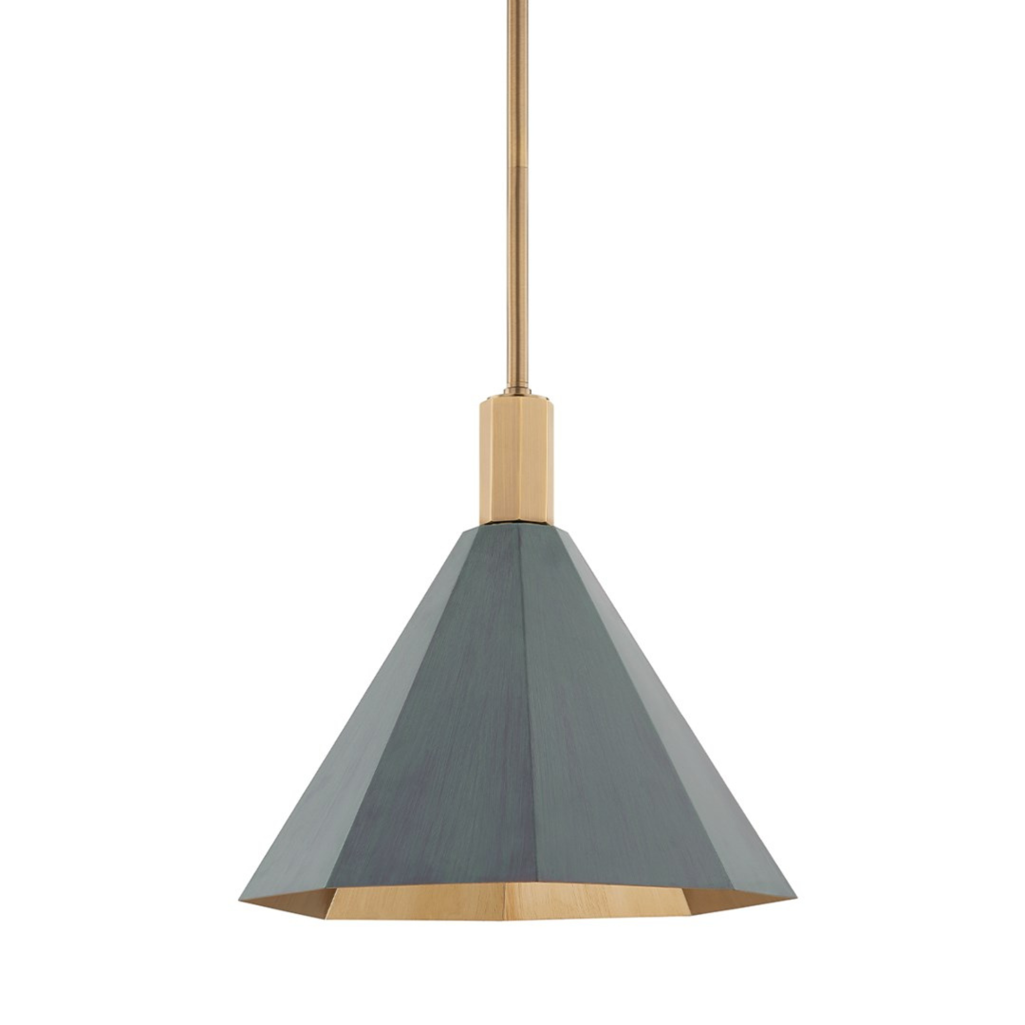 Huntley Pendant S/L (F8322-PBR/VER) - Troy Lighting - Luxury Lighting Boutique