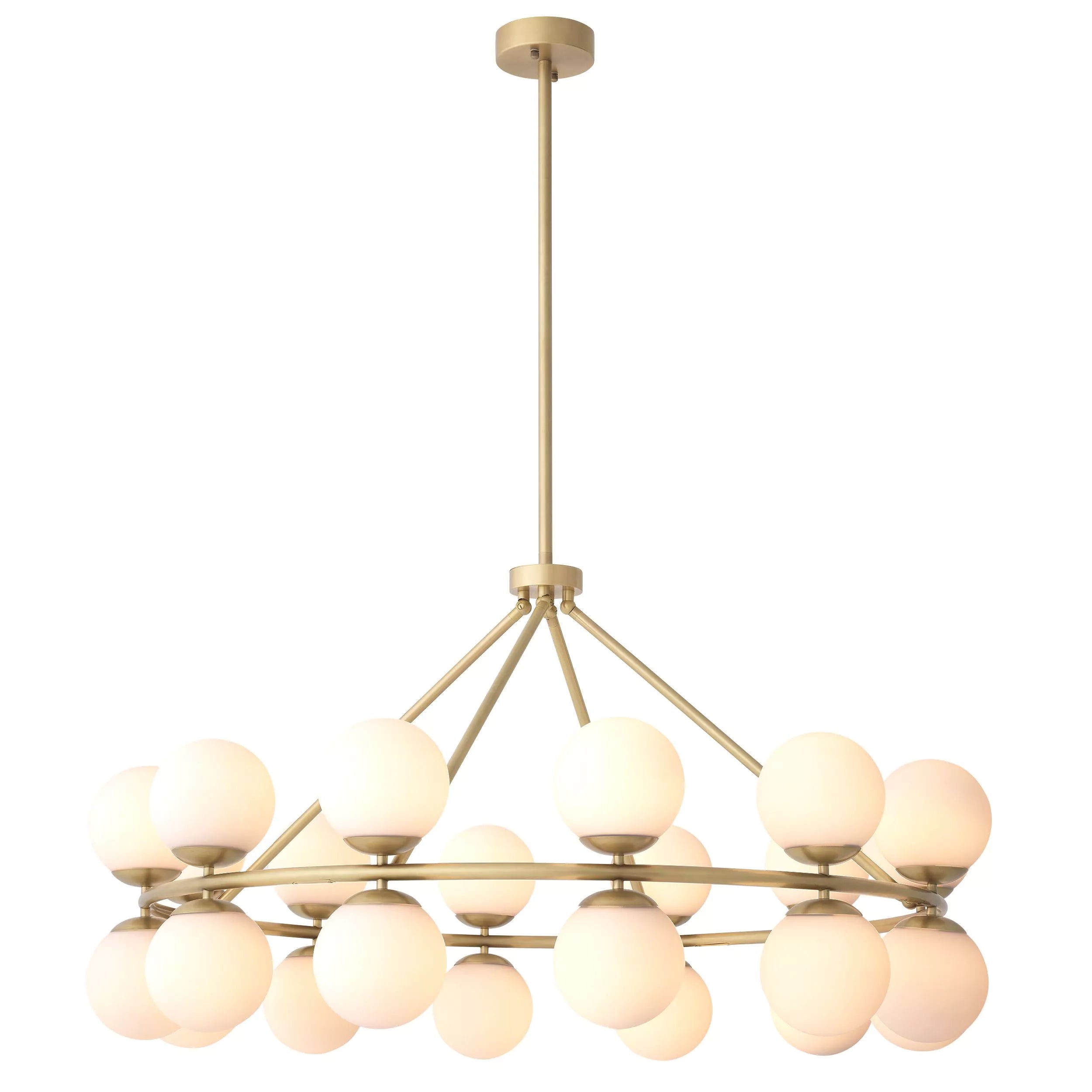 Hutchinson Modern Brass Chandelier - (Antique Brass Finish | Bronze Finish) - Eichholtz - Luxury Lighting Boutique