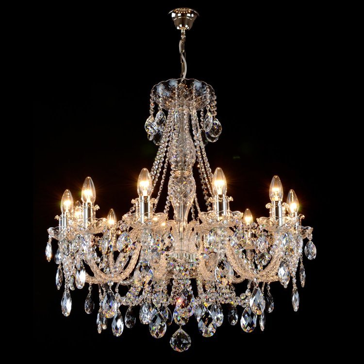 Imperial 12 Light Swarovski Crystal Chandelier - Wranovsky - Luxury Lighting BoutiqueTraditional Crystal ChandeliersWranovsky