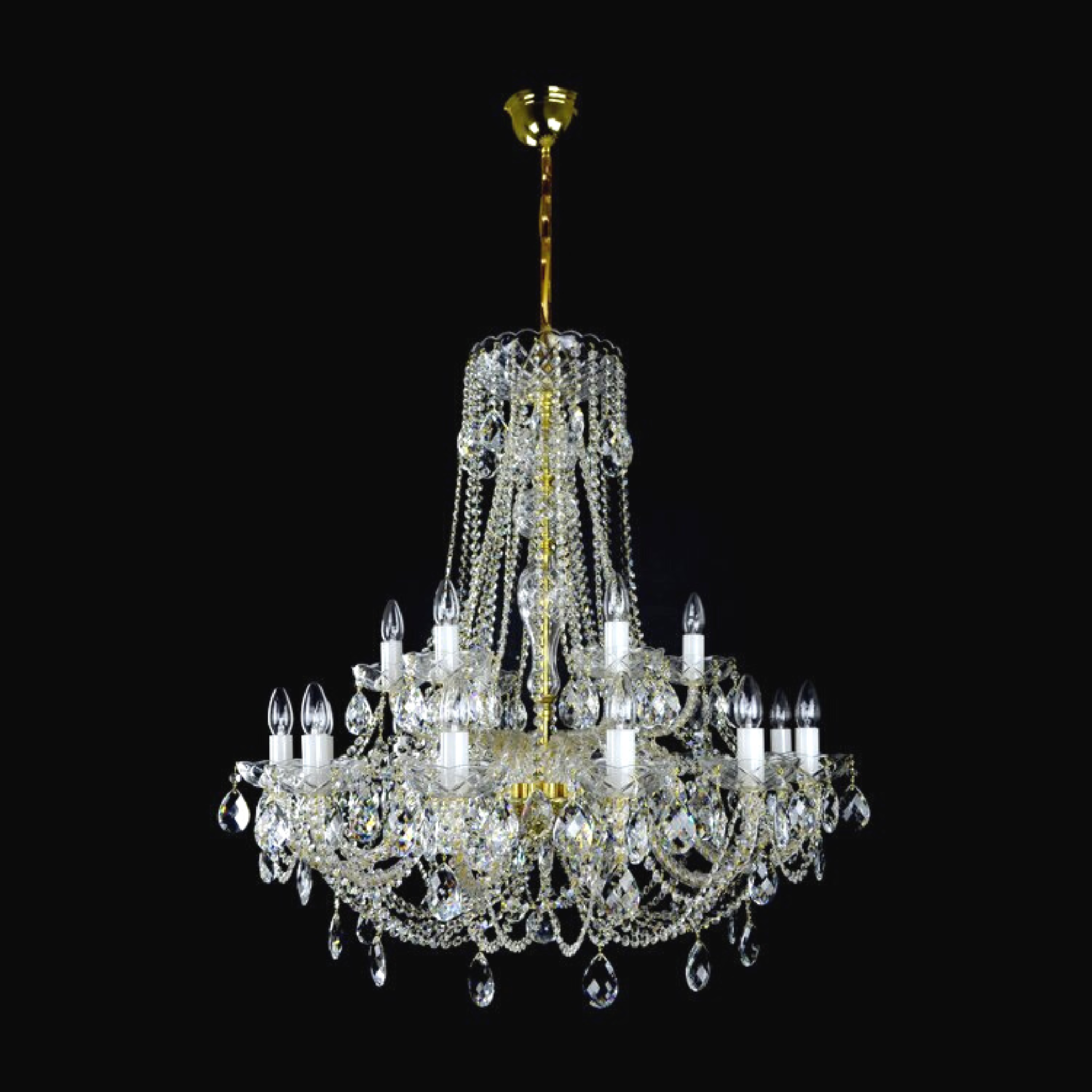 Imperial 18 Light Swarovski Crystal Chandelier - Wranovsky - Luxury Lighting Boutique
