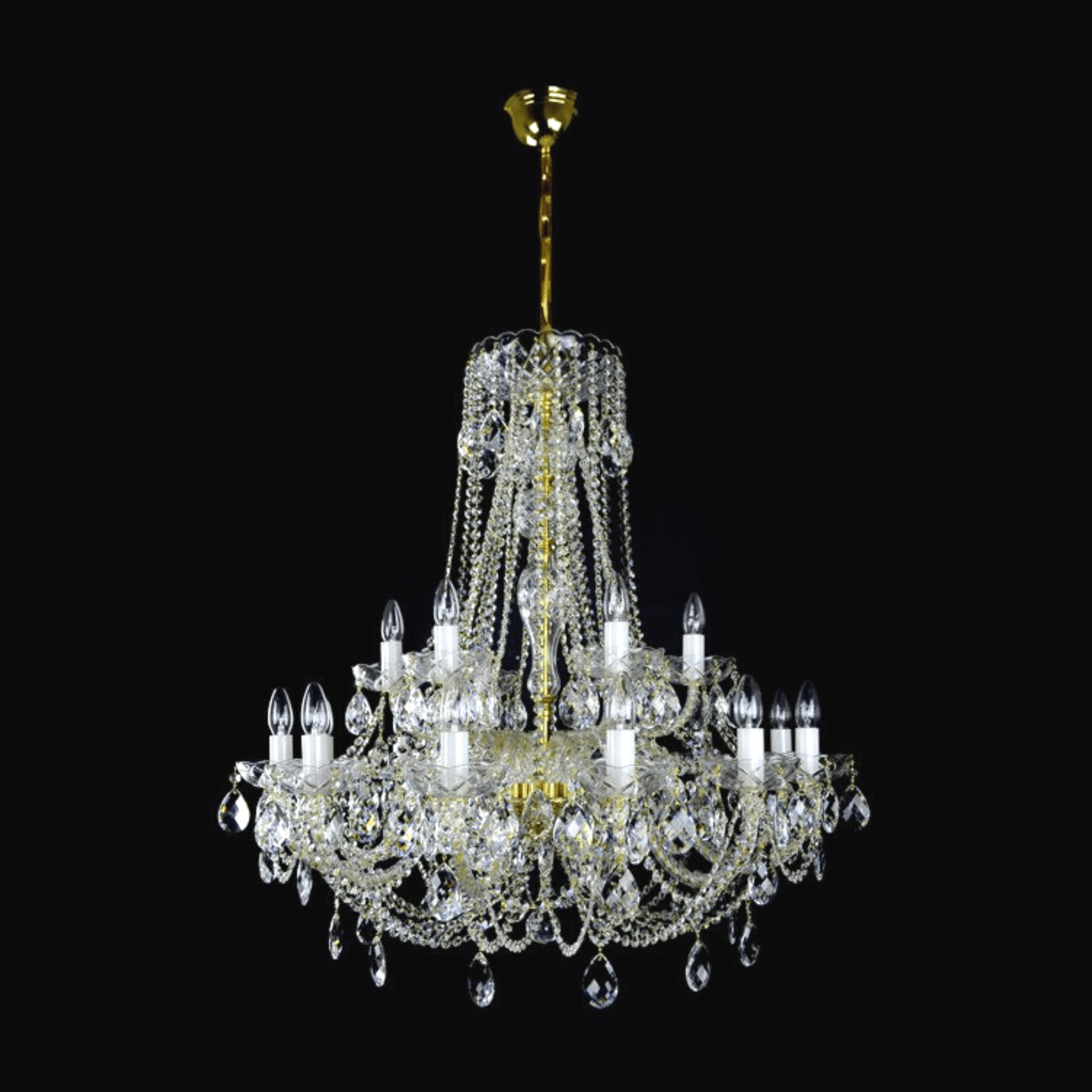 Imperial 18 Light Swarovski Crystal Chandelier - Wranovsky - Luxury Lighting BoutiqueTraditional Crystal ChandeliersWranovsky