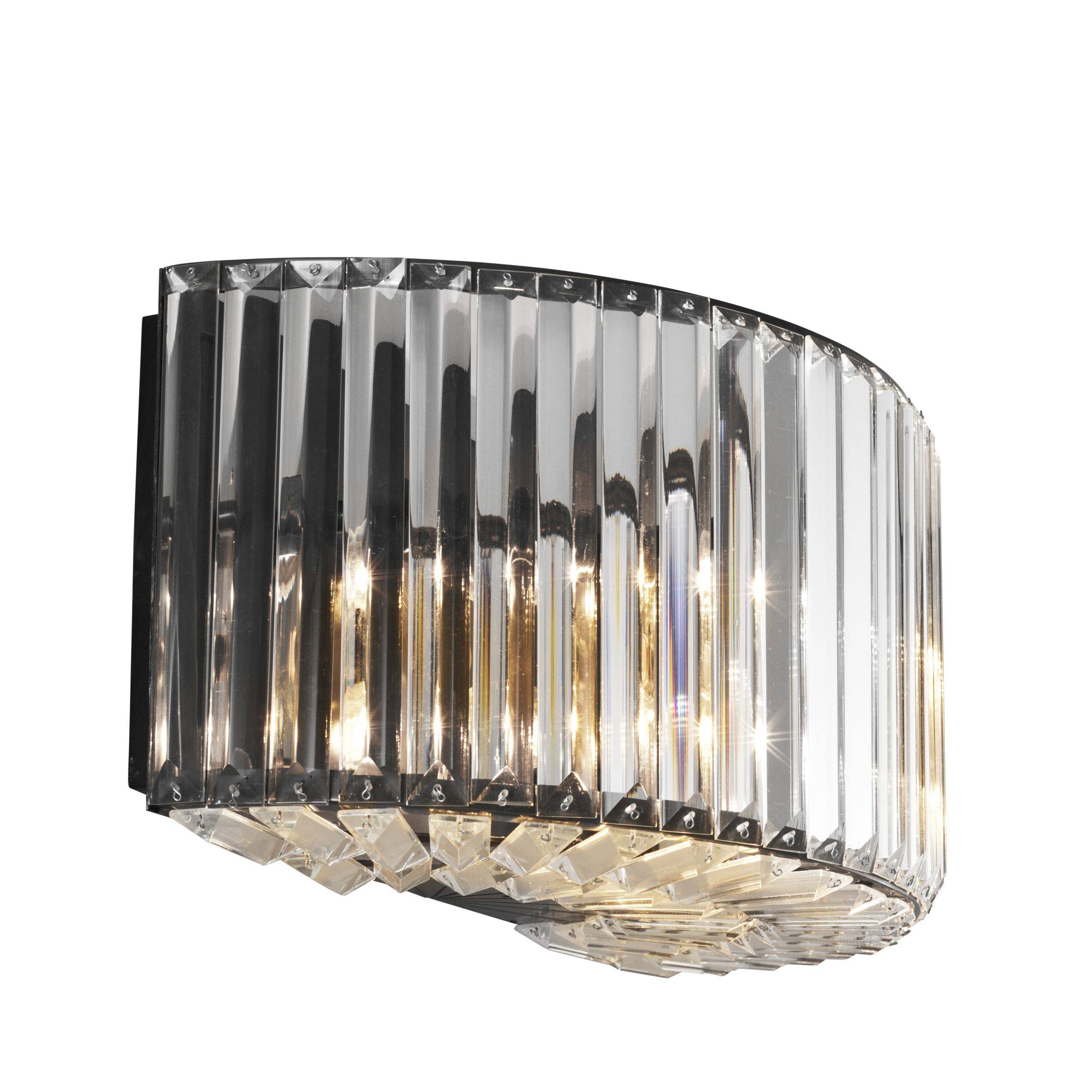 Infinity Crystal Wall Lamp - Gunmetal - Eichholtz - Luxury Lighting BoutiqueWall LightsEichholtz