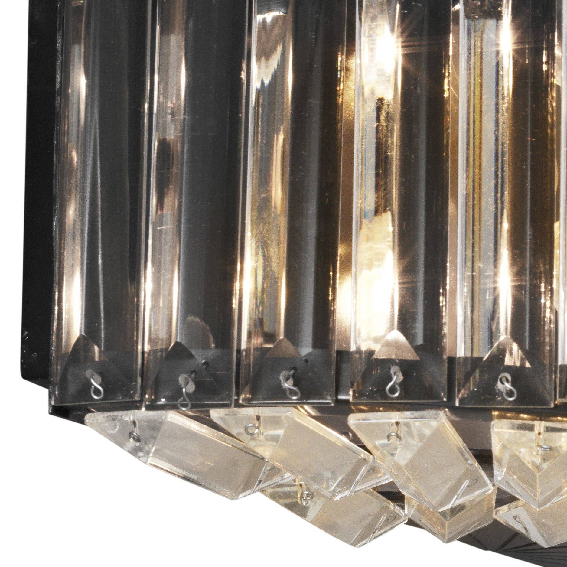 Infinity Crystal Wall Lamp - Gunmetal - Eichholtz - Luxury Lighting BoutiqueWall LightsEichholtz