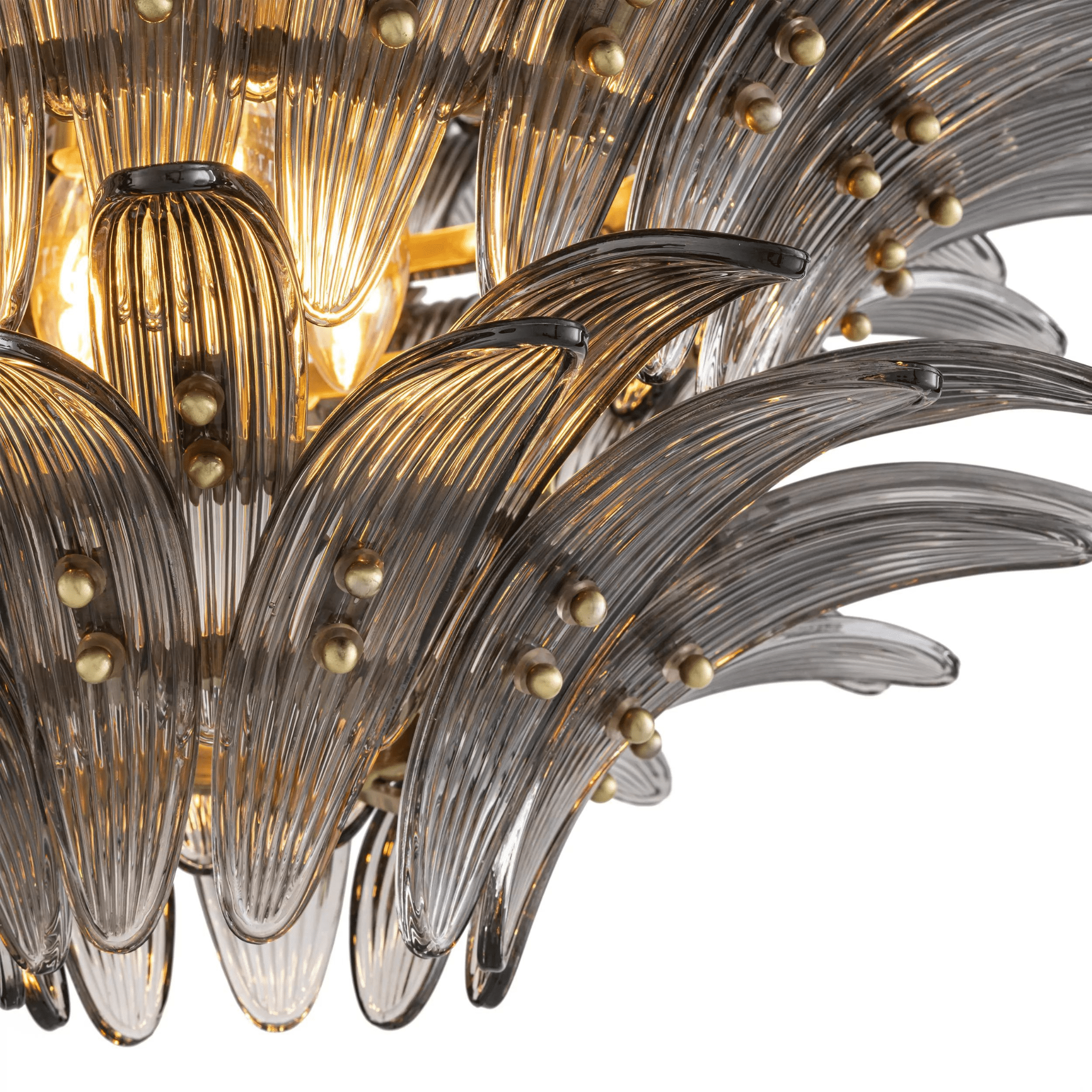 Italo Brass Modern Chandelier - Eichholtz - Luxury Lighting BoutiqueCeiling LightsEichholtz