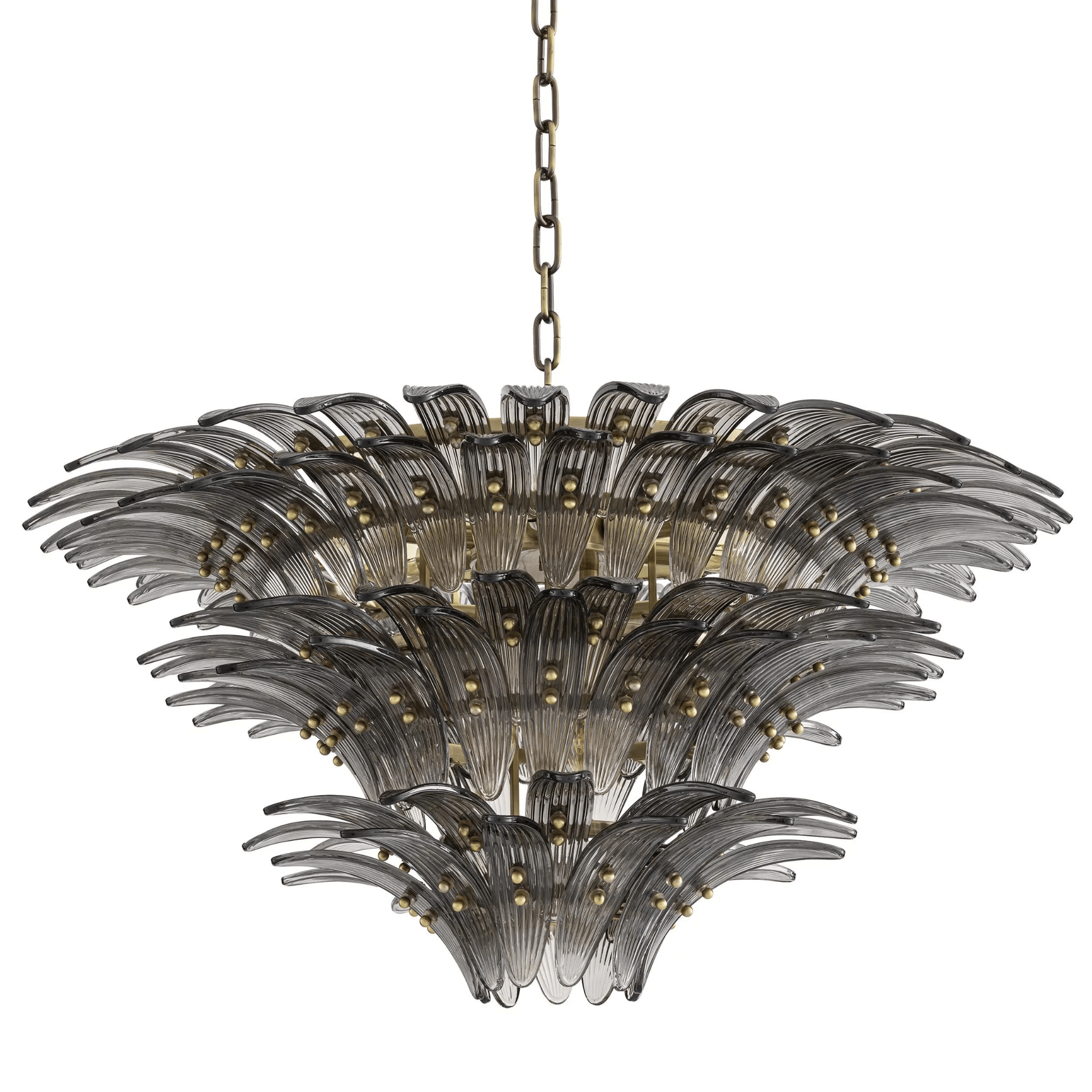 Italo Brass Modern Chandelier - Eichholtz - Luxury Lighting BoutiqueCeiling LightsEichholtz