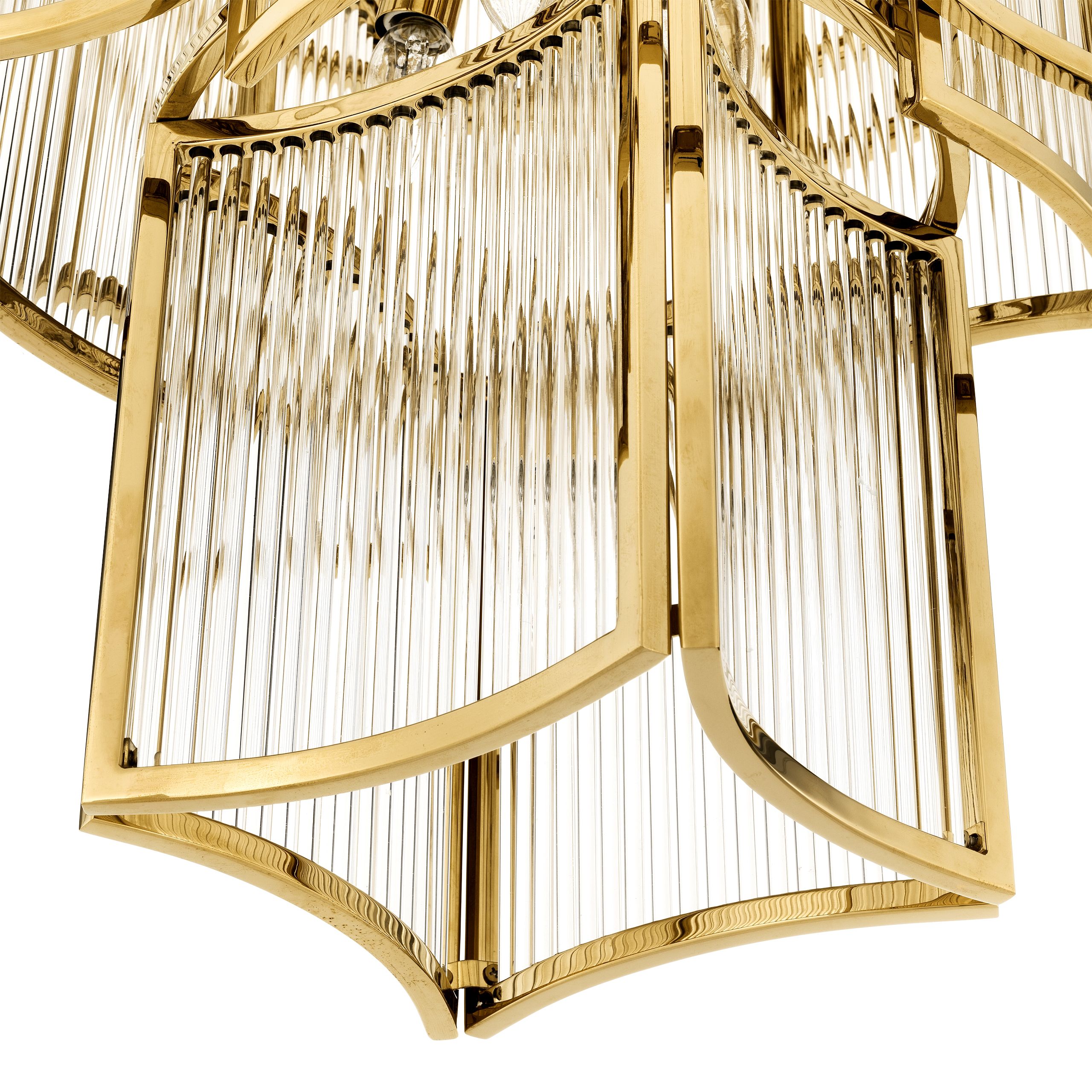 Jet Set Modern Chandelier - Gold | Antique Brass - Eichholtz - Luxury Lighting BoutiqueCeiling LightEichholtz