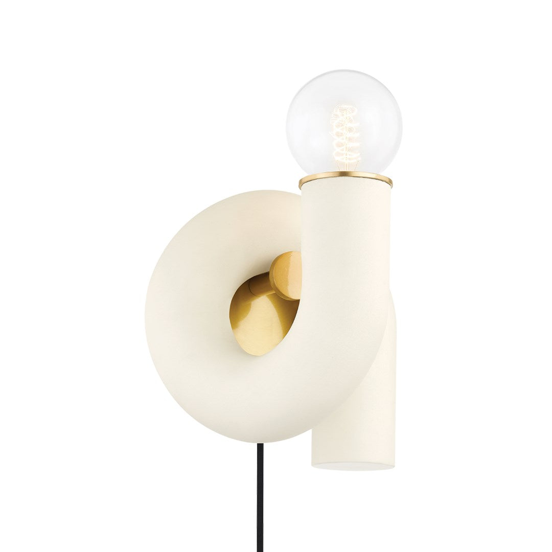 Jolie Wall Light (HL725201-AGB) - Mitzi - Luxury Lighting Boutique