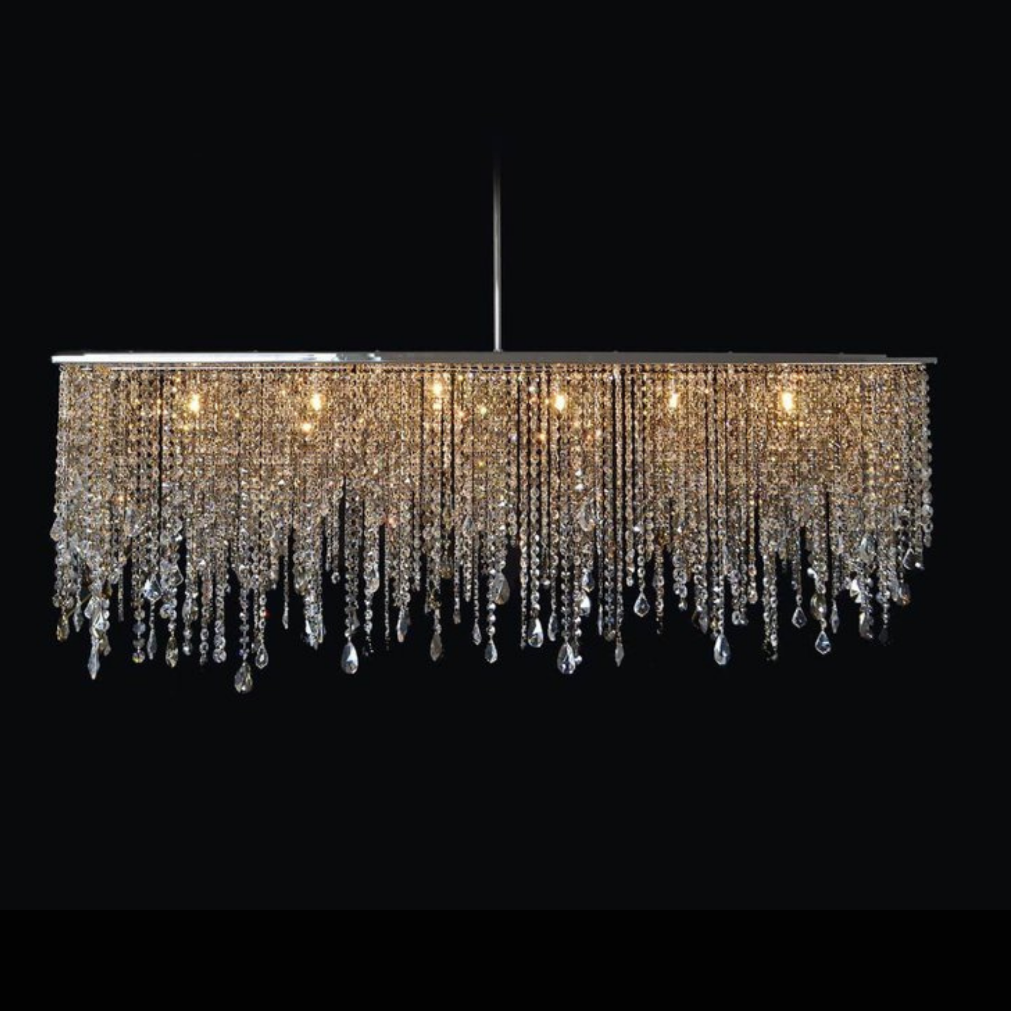 Juno 6 Modern Crystal Glass Chandelier - Wranovsky - Luxury Lighting Boutique