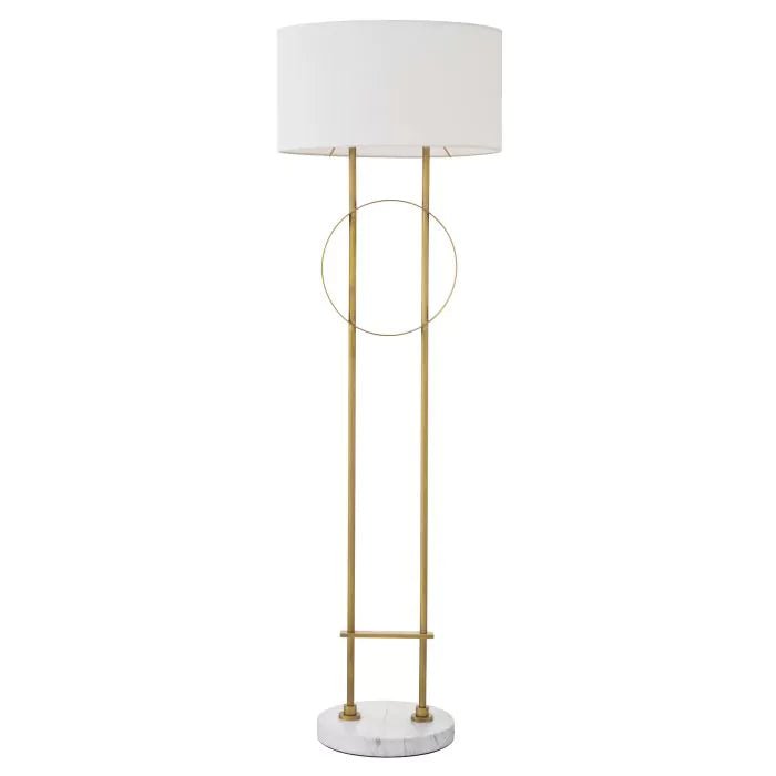 Kaiser Floor Lamp - Antique Brass & White Marble - Eichholtz - Luxury Lighting BoutiqueFloor LampEichholtz