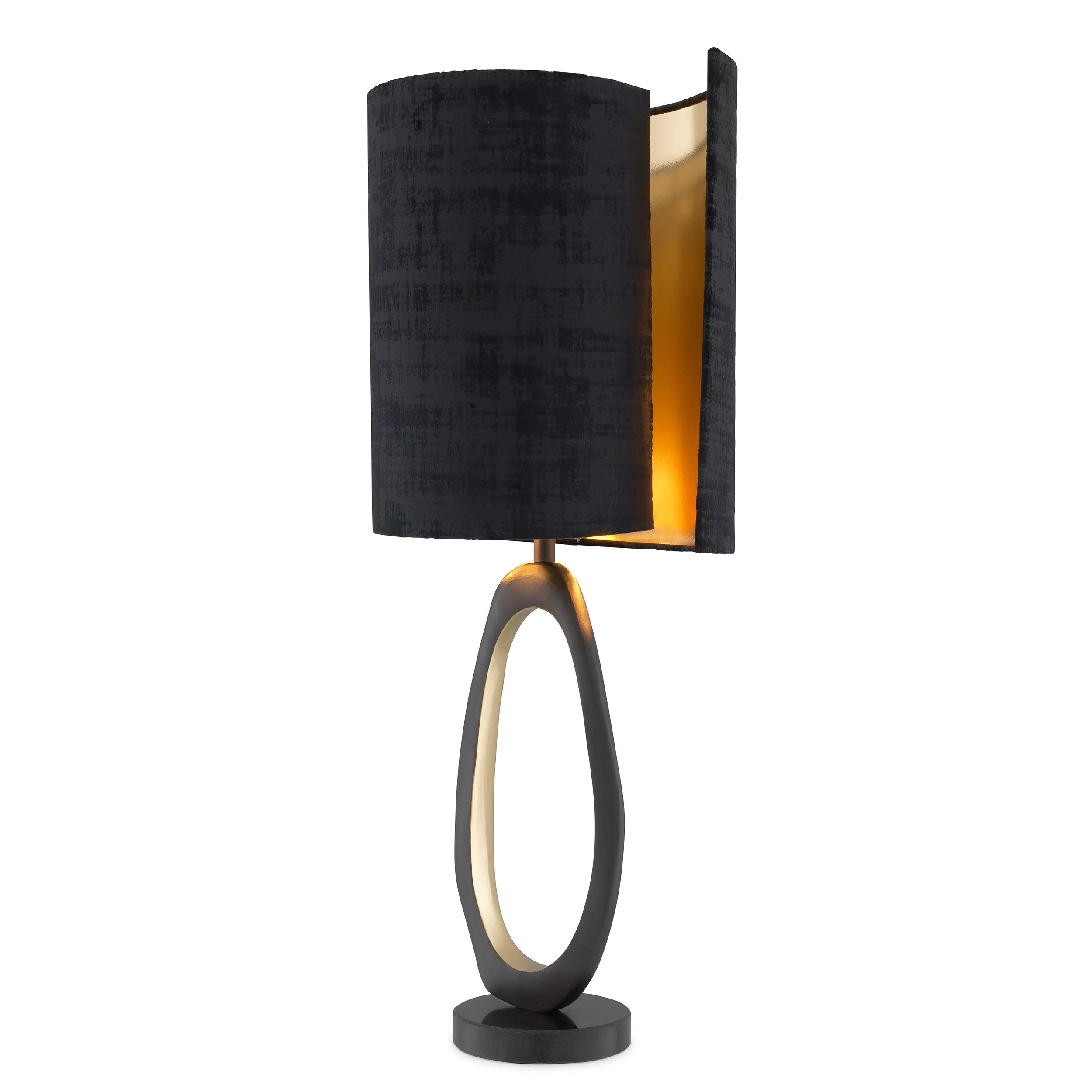 Kilian Table Lamp - (Gunmetal finish | polished brass | granite base) - Eichholtz - Luxury Lighting Boutique