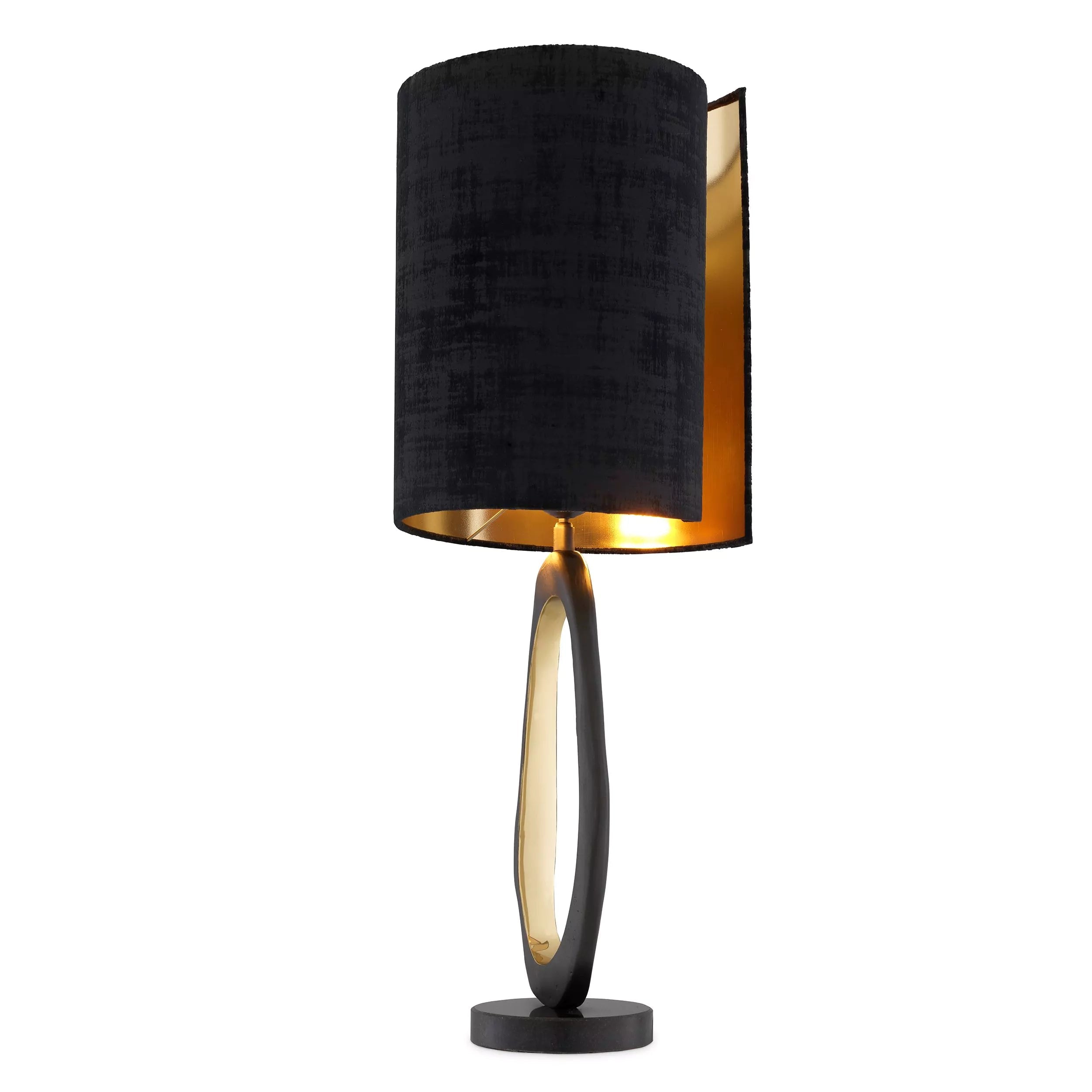 Kilian Table Lamp - (Gunmetal finish | polished brass | granite base) - Eichholtz - Luxury Lighting Boutique