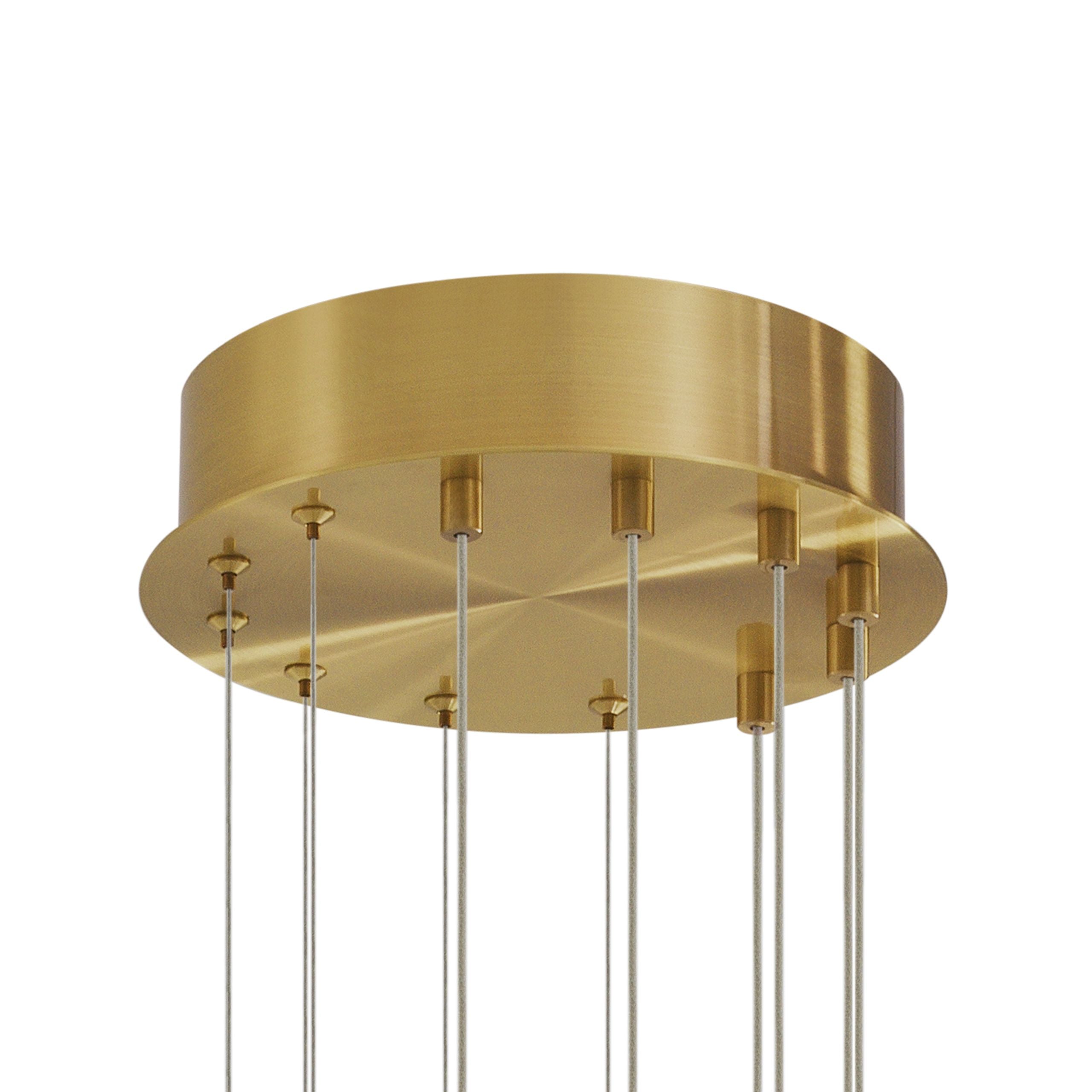 Kimpton Modern Chandelier - Brass - Eichholtz - Luxury Lighting BoutiqueBasket & Pendant ChandeliersEichholtz
