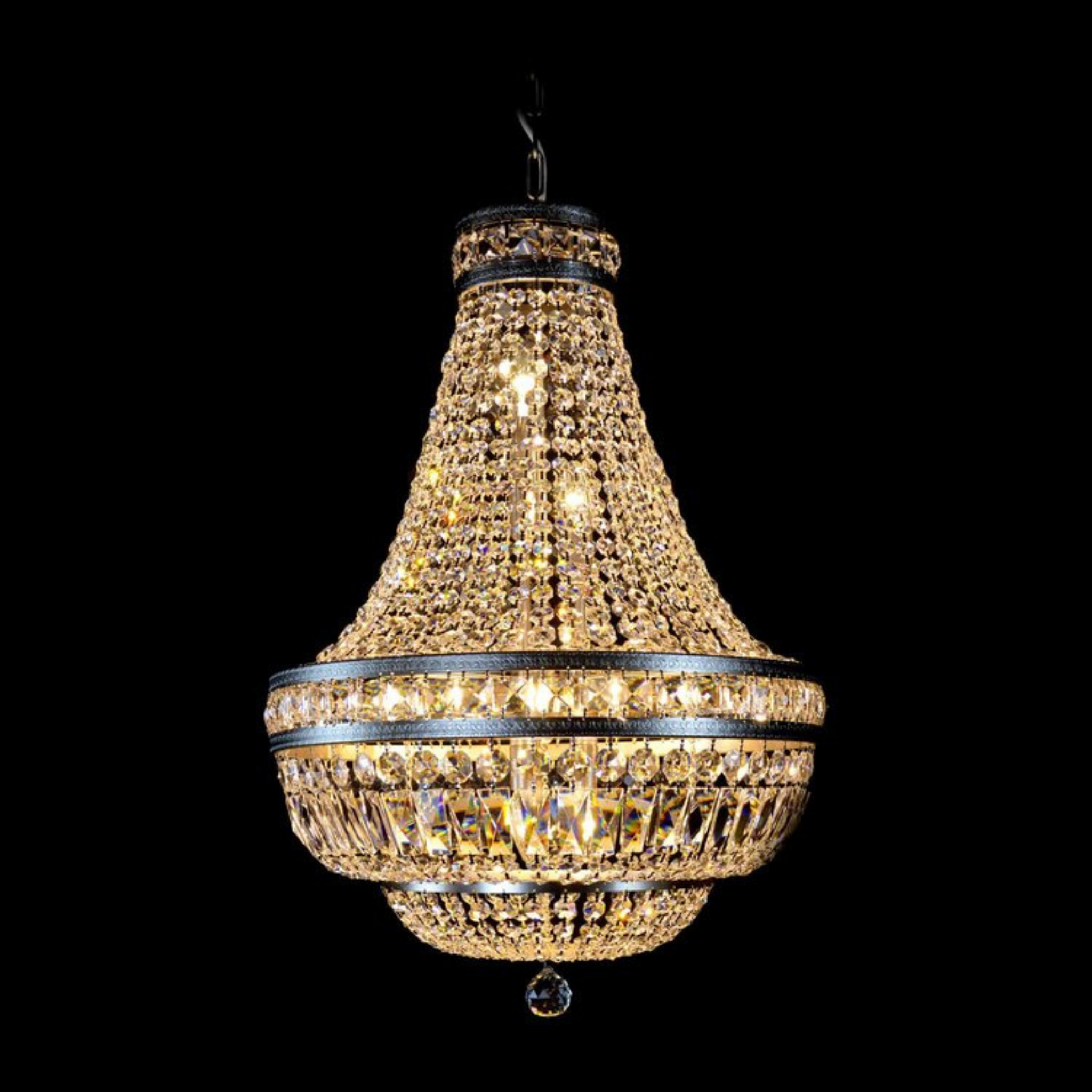 Kingston 12 Crystal Glass Chandelier - Wranovsky - Luxury Lighting Boutique